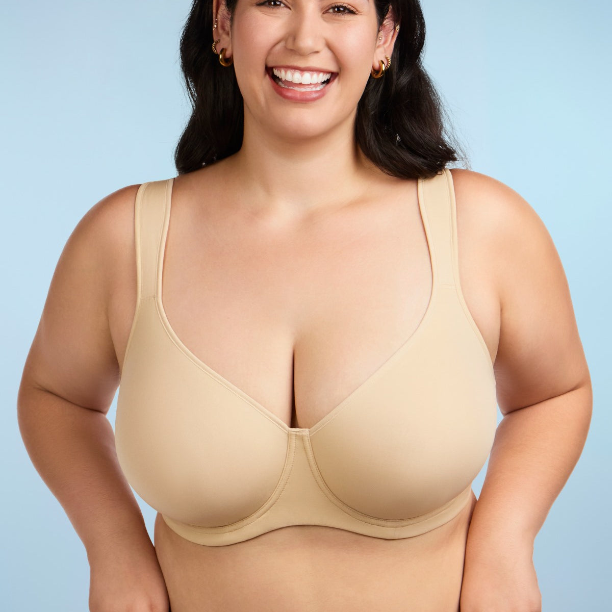 (Cardi B recommends)Joan Ultimate Soft T-shirt Unlined Minimizer Bra - HSIA