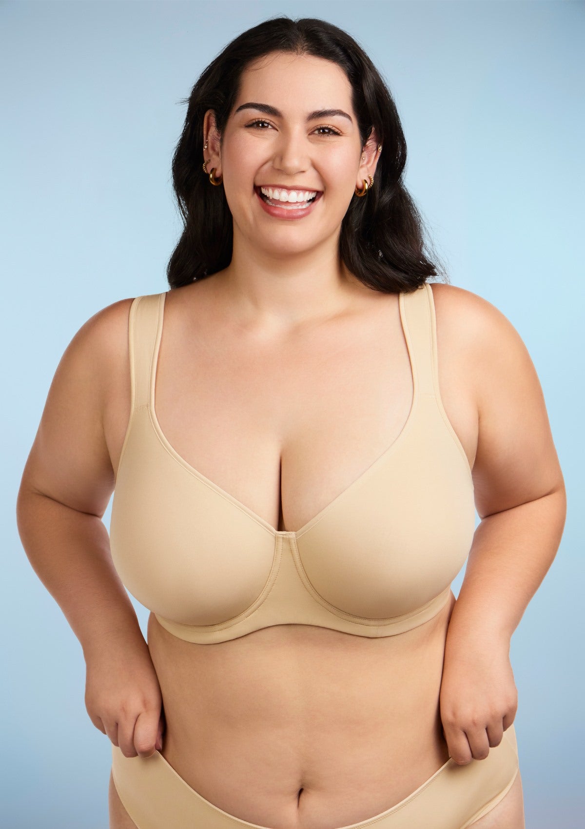 (Cardi B recommends)Joan Ultimate Soft T-shirt Unlined Minimizer Bra - HSIA