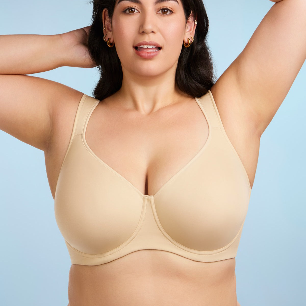 (Cardi B recommends)Joan Ultimate Soft T-shirt Unlined Minimizer Bra - HSIA