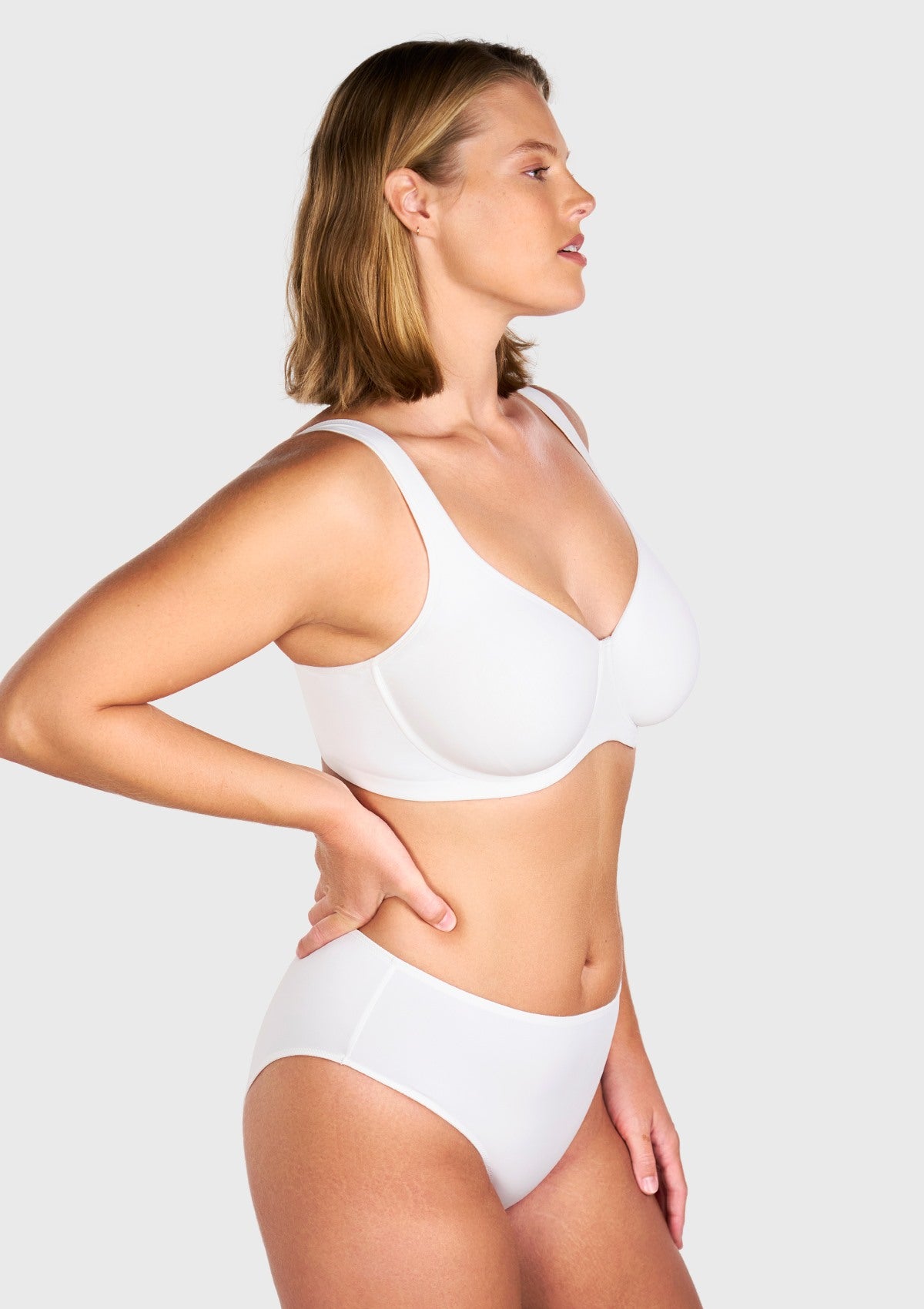 Joan Ultimate Soft T-shirt Unlined Underwire Minimizer Bra - HSIA