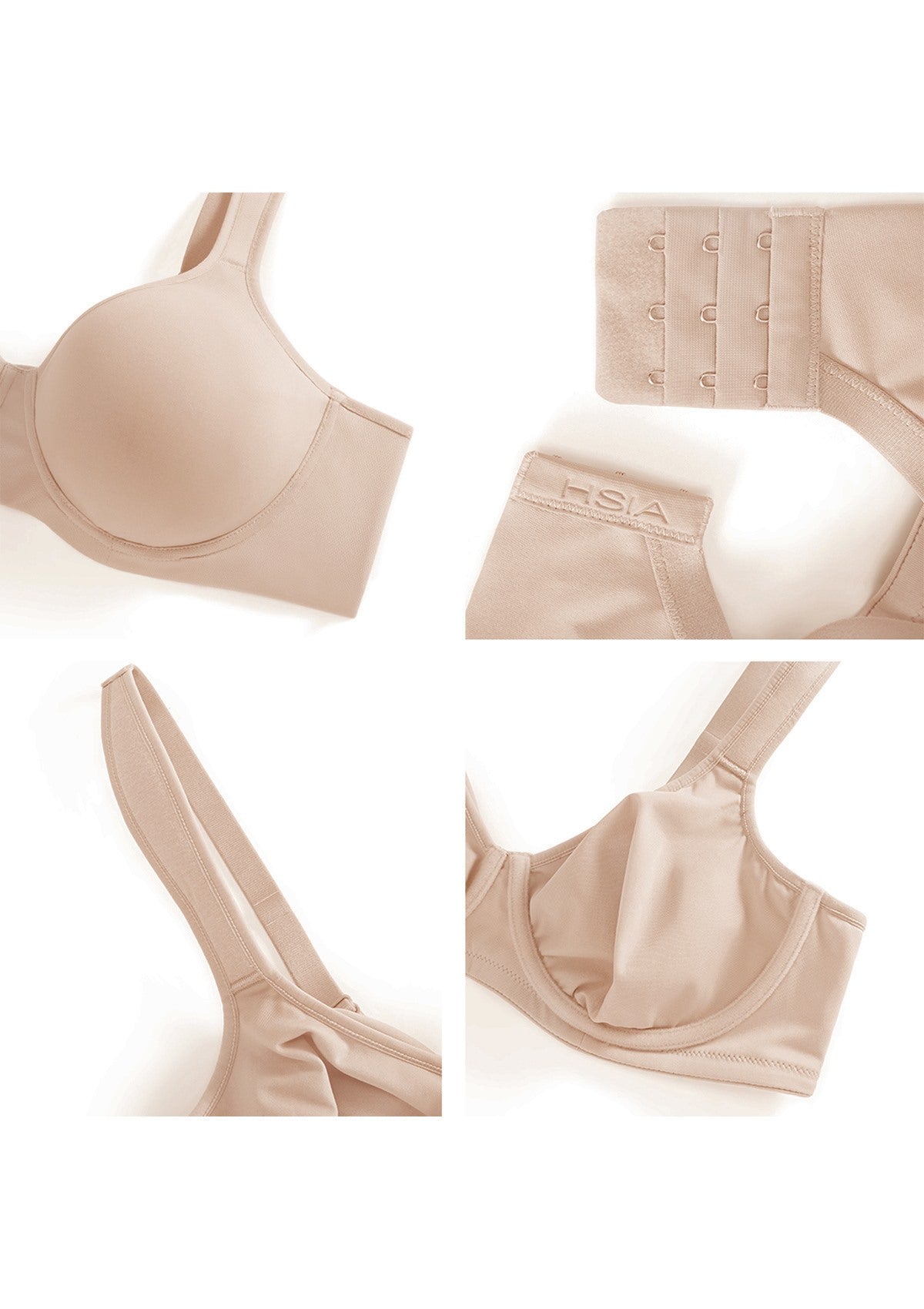 (Cardi B recommends)Joan Ultimate Soft T-shirt Unlined Minimizer Bra - HSIA