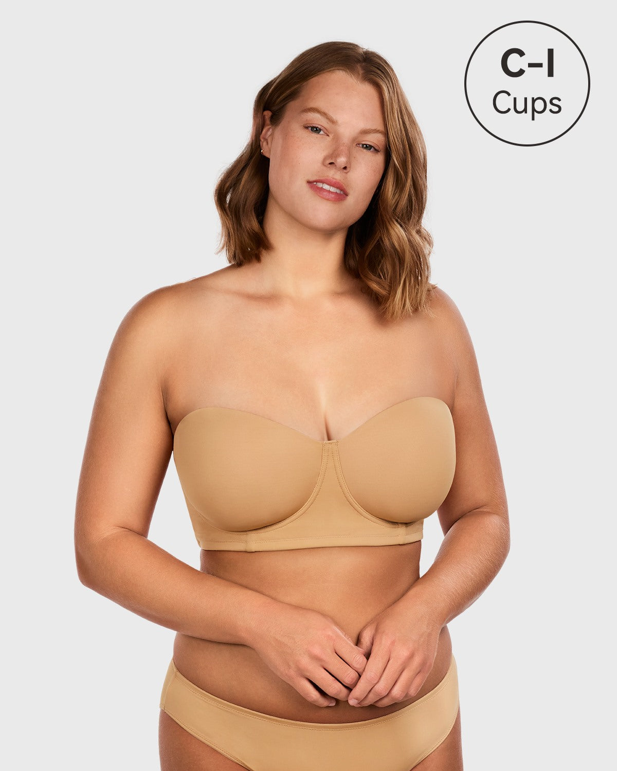 Margaret Seamless Molded Convertible Multiway Strapless Bra - HSIA
