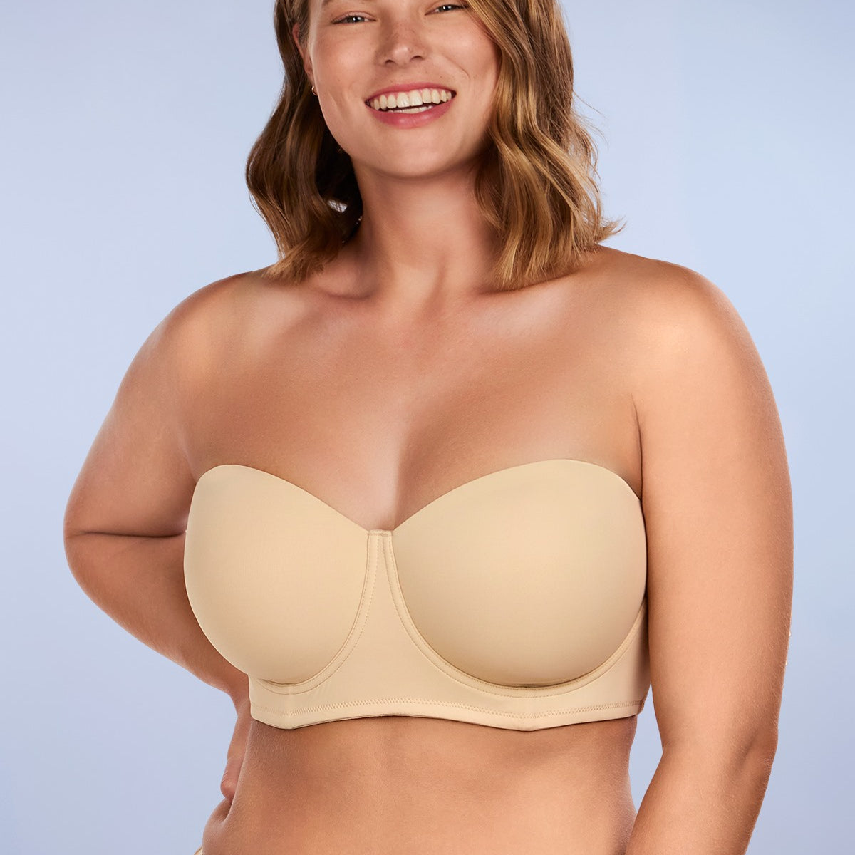 Margaret Seamless Molded Convertible Multiway Strapless Bra - HSIA