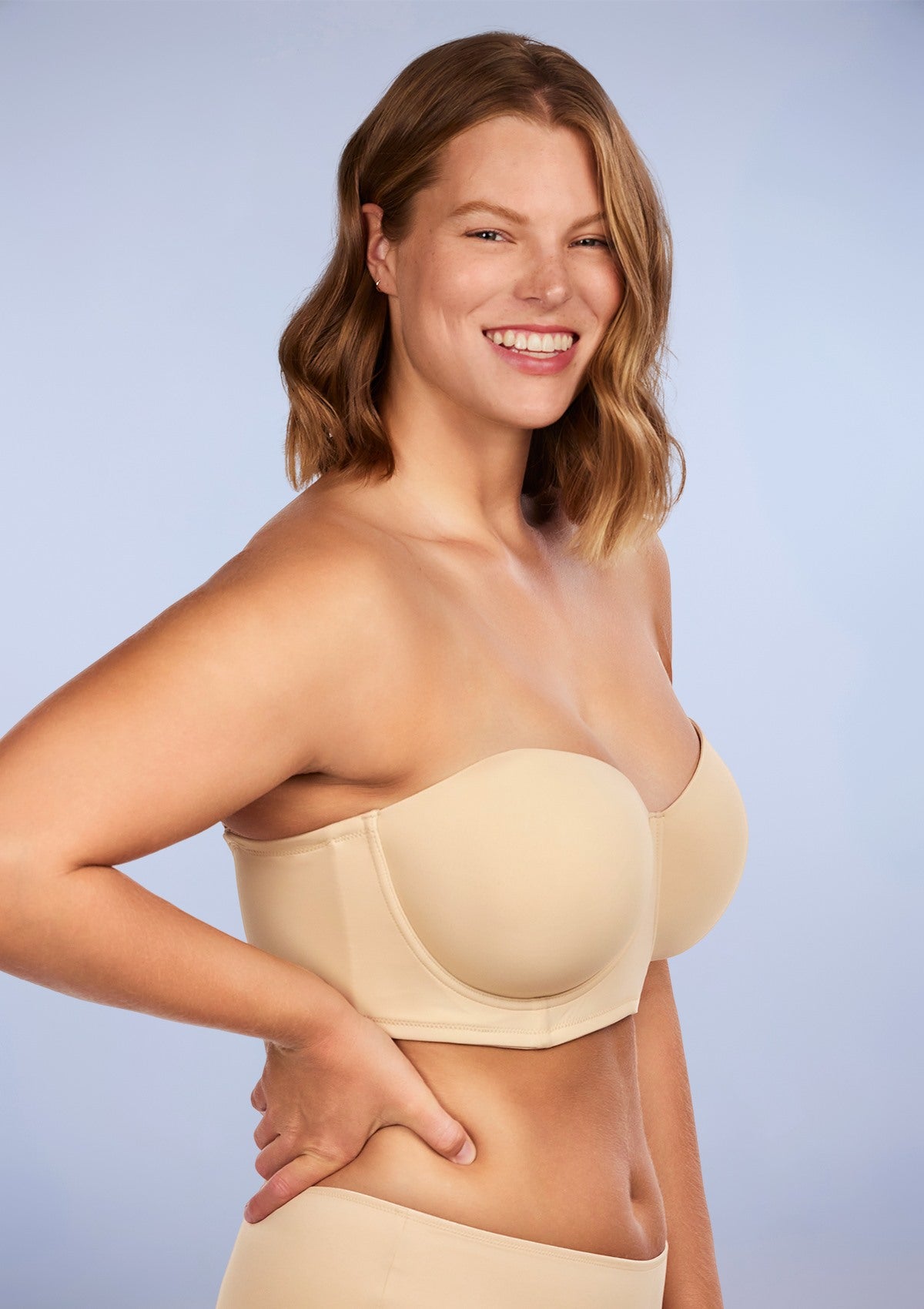 Margaret Seamless Molded Convertible Multiway Strapless Bra - HSIA