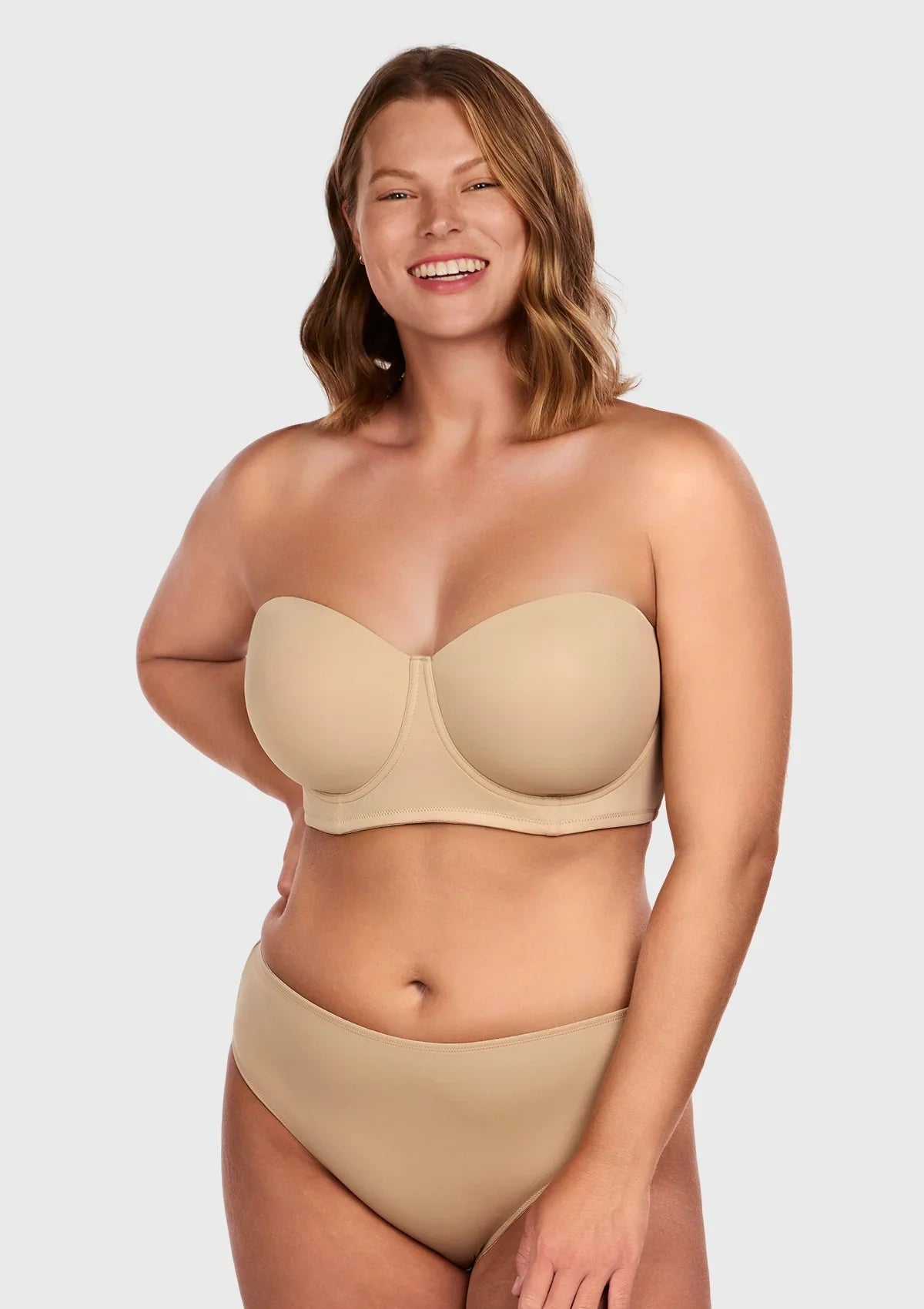 Margaret Seamless Molded Convertible Multiway Strapless Bra - HSIA
