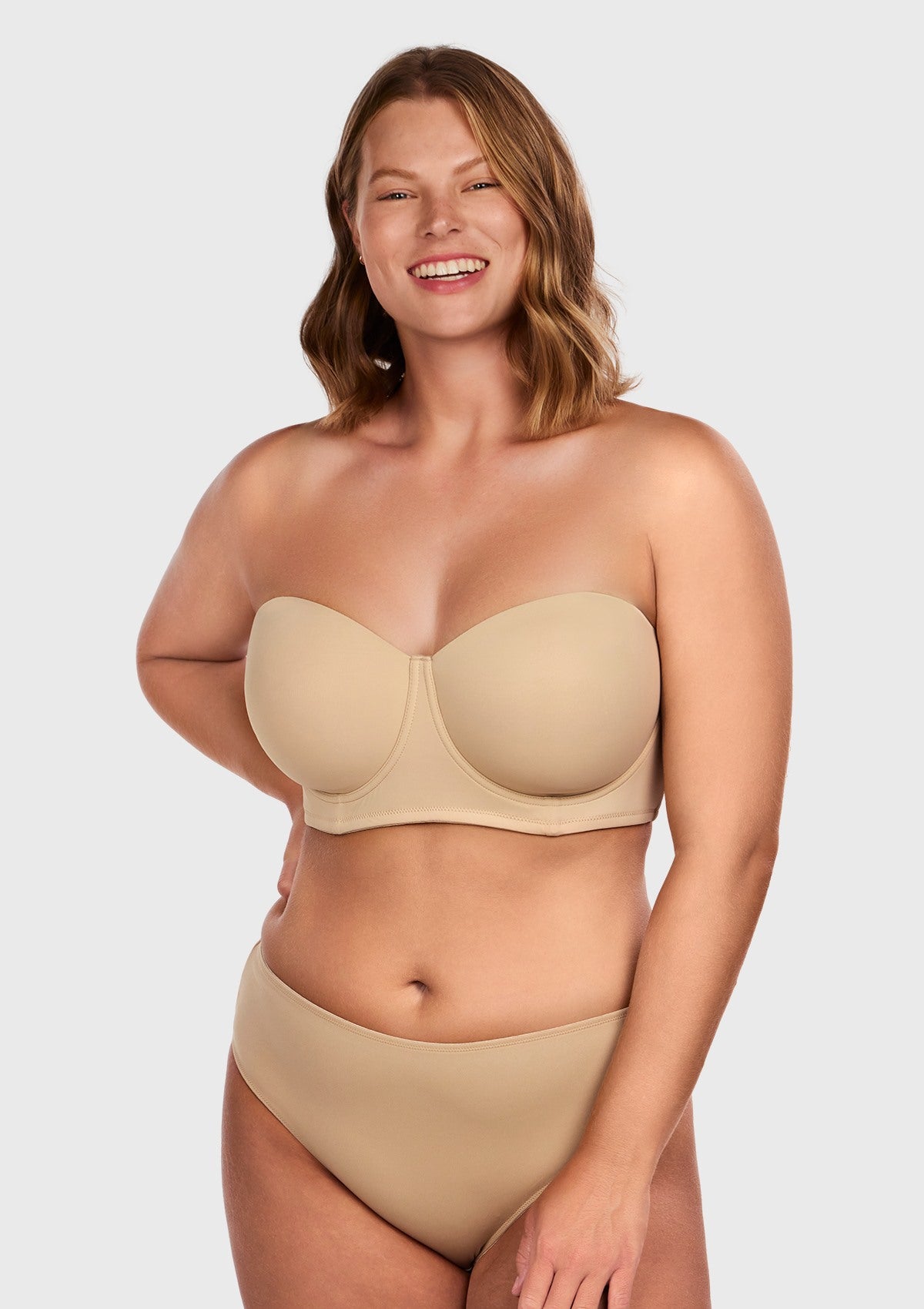 Margaret Seamless Molded Convertible Multiway Strapless Bra - HSIA