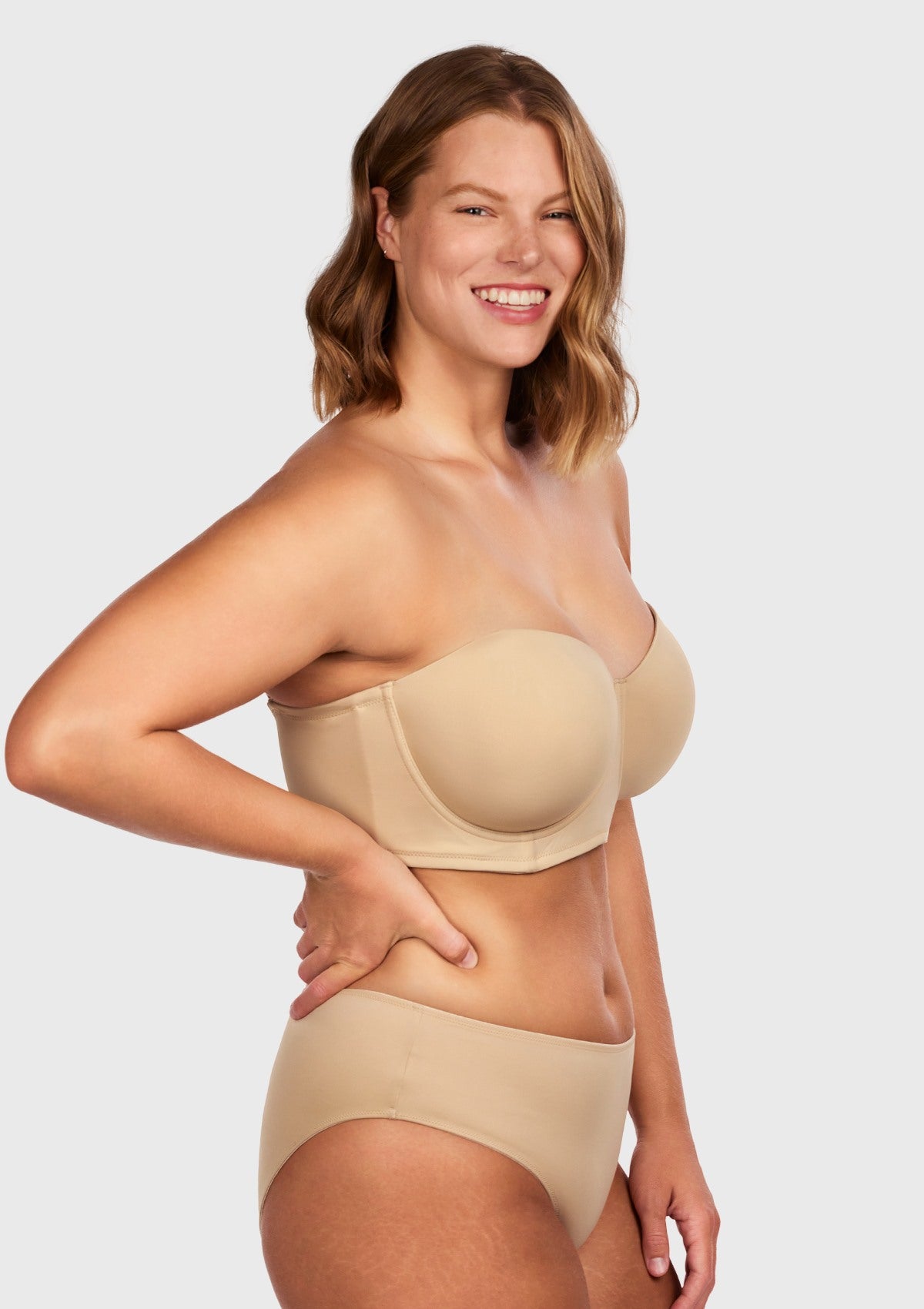 Margaret Seamless Molded Convertible Multiway Strapless Bra - HSIA