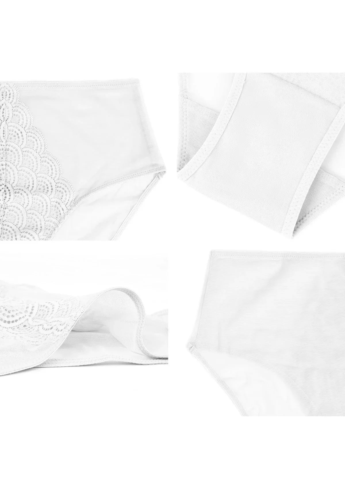 Songful Mermaid High-Rise Lace Brief Underwear - HSIA