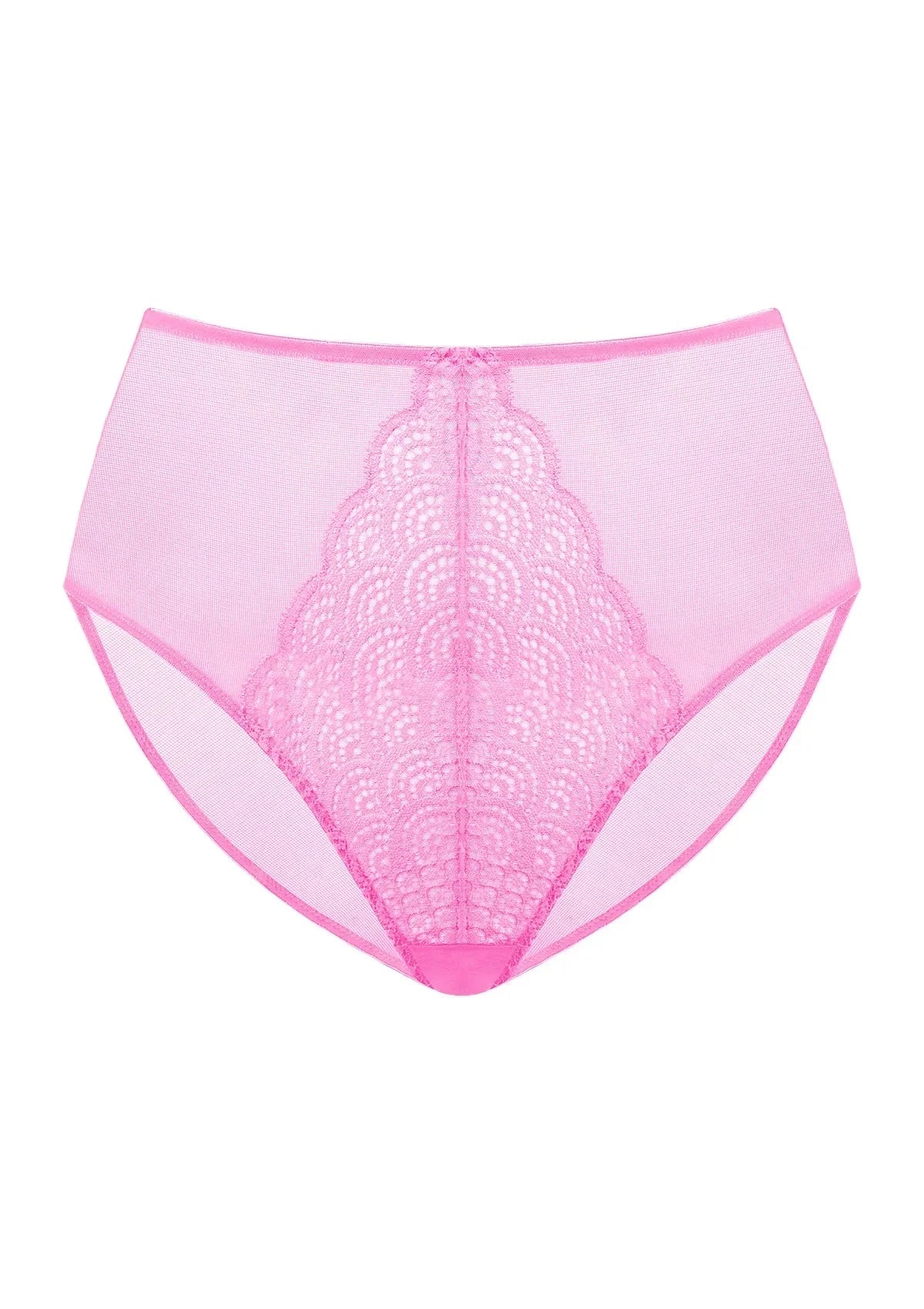 Songful Mermaid High-Rise Lace Brief Underwear - HSIA