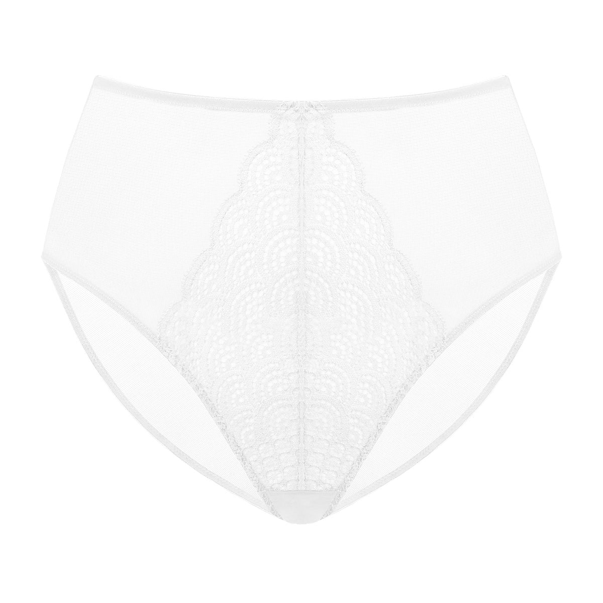 Mermaid High-Rise Lace Brief Underwear - HSIA