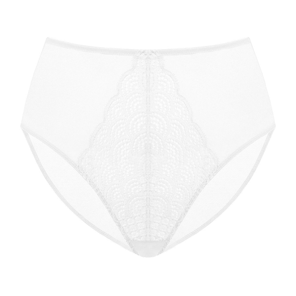 Salua Highwaisted Panty with Lace Edge