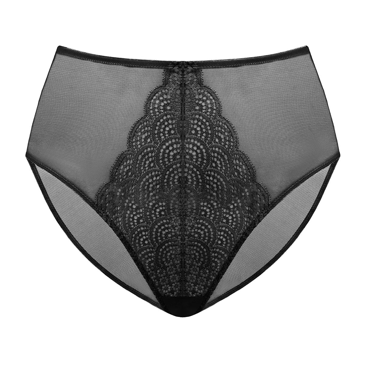 Mermaid High-Rise Lace Brief Underwear - HSIA