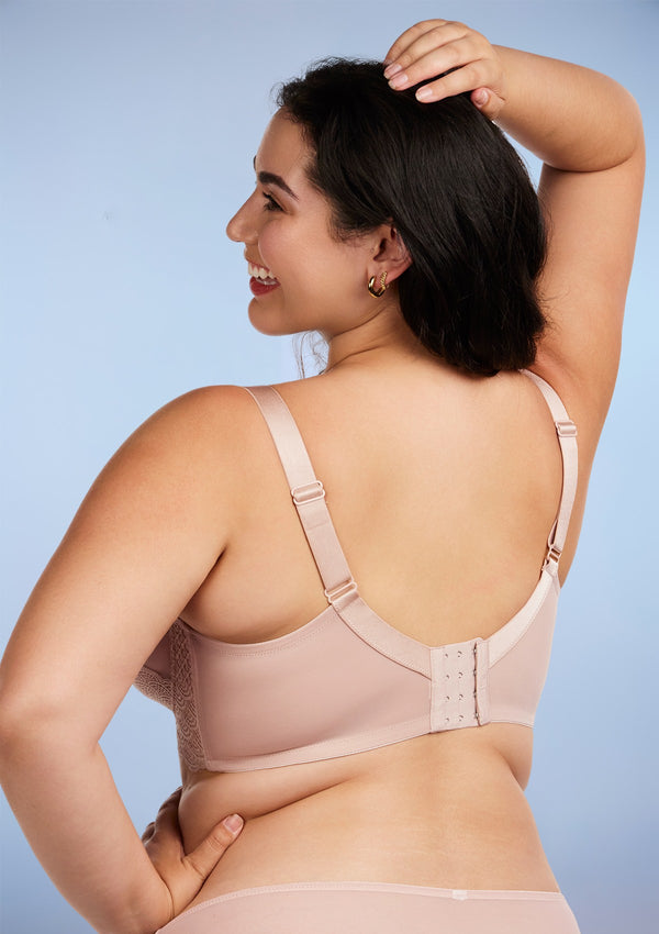 (Cardi B recommends)Mermaid Scales Lace Unlined Bra - HSIA