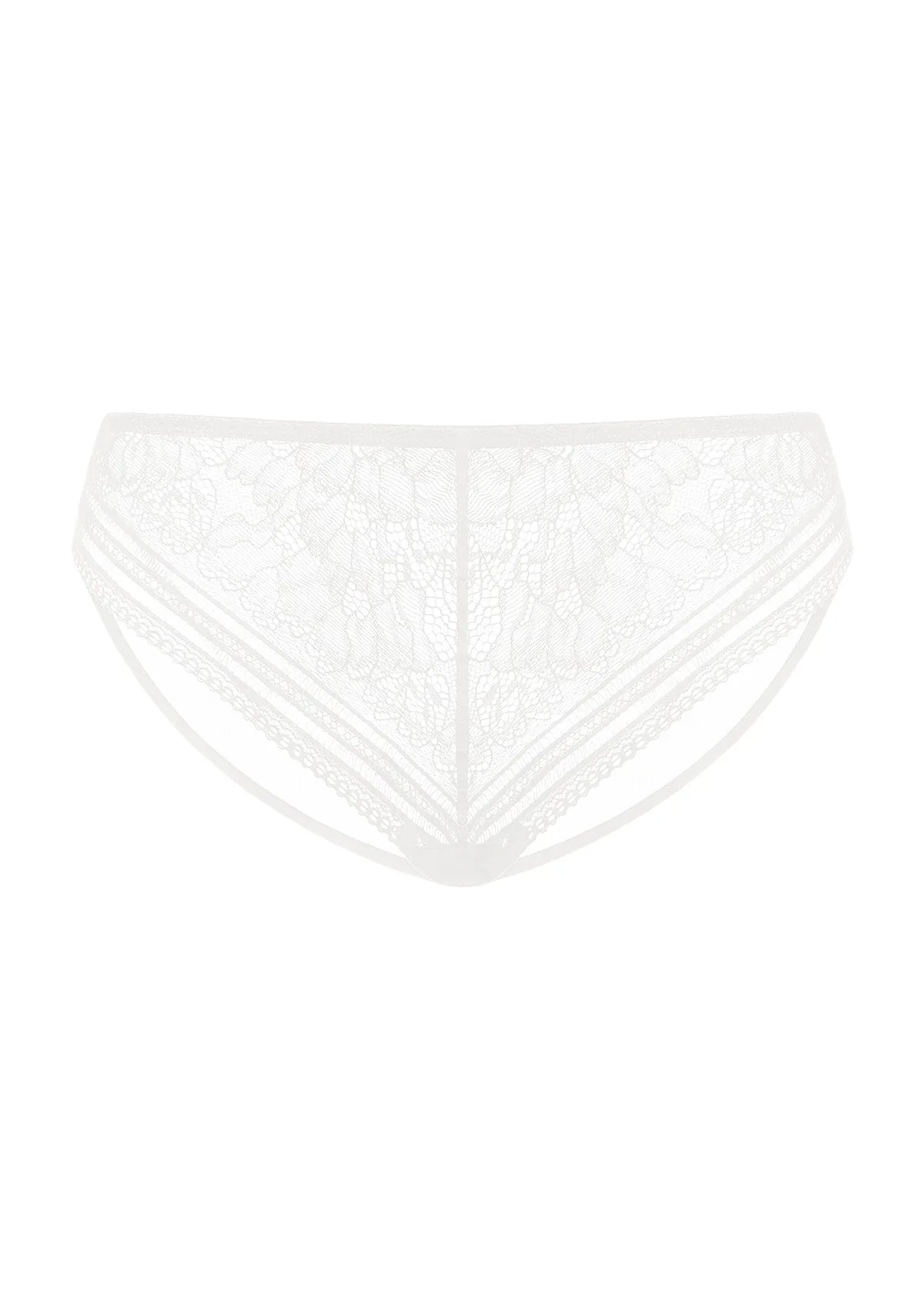 Peony Mid-rise Lace Bikini Underwear - HSIA