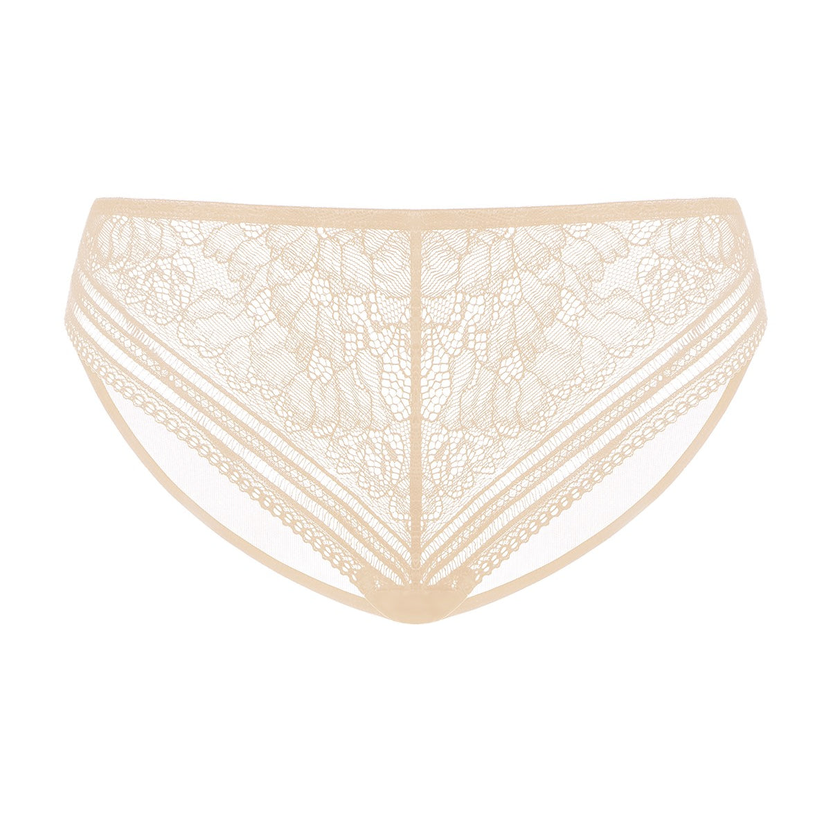 Peony Mid-rise Lace Bikini Underwear - HSIA