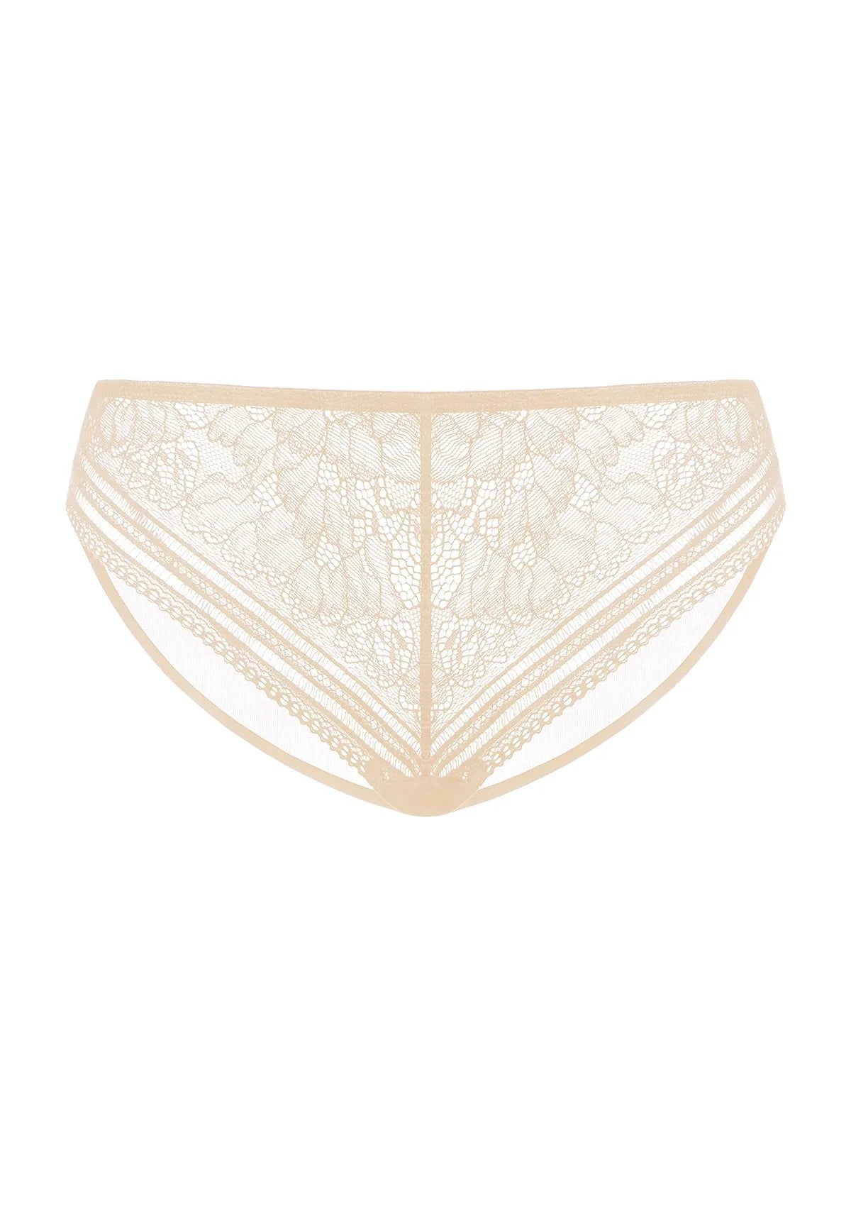Peony Mid-rise Lace Bikini Underwear - HSIA