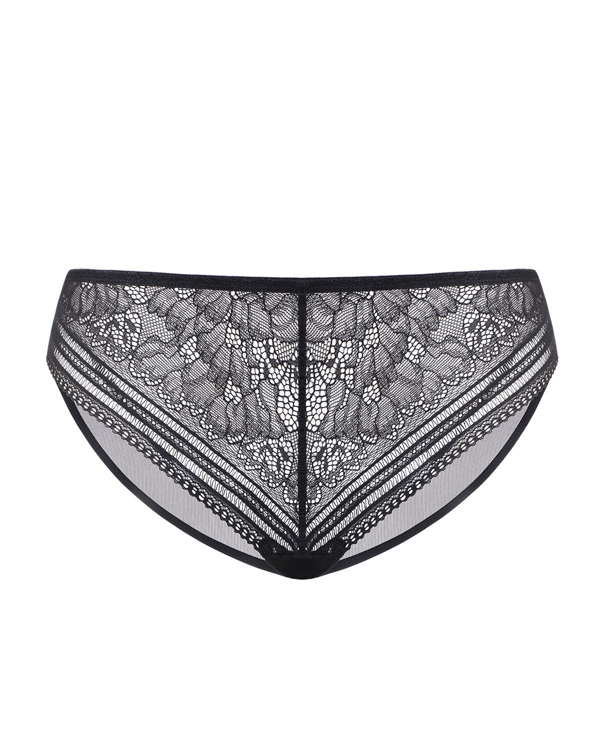 Peony Mid-rise Lace Bikini Underwear - HSIA