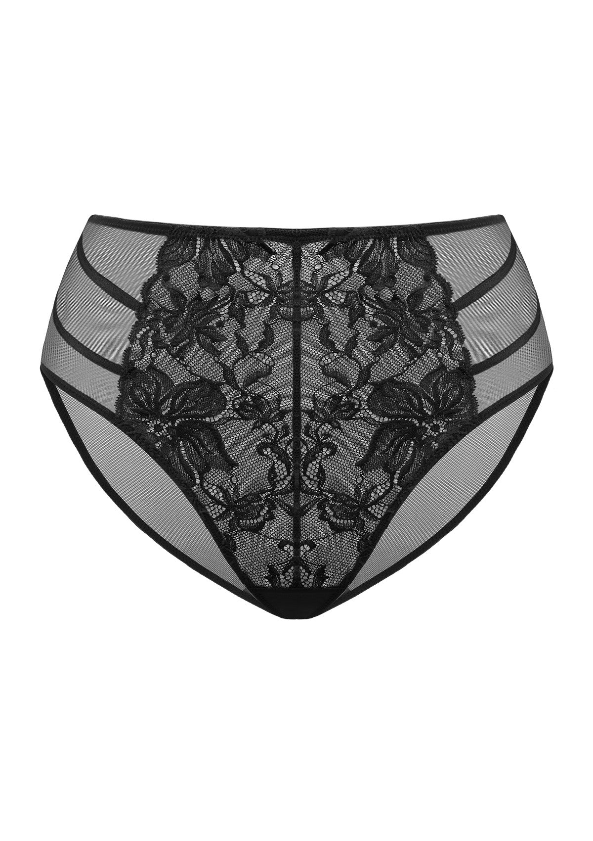 HSIA Breathable Sexy Lace Black Bikini Underwear - HSIA