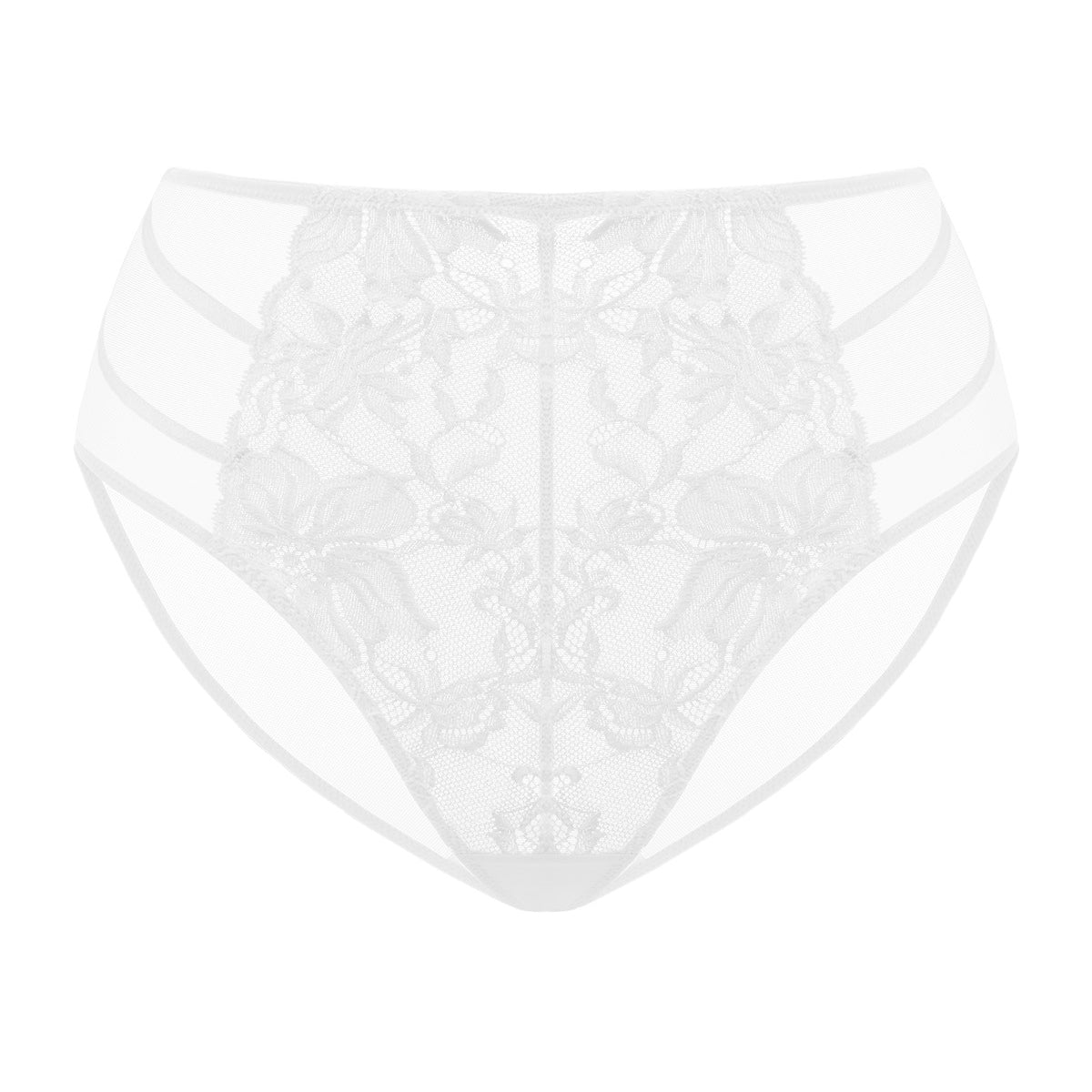Pretty In Petals High-Rise Lace Brief Underwear - HSIA
