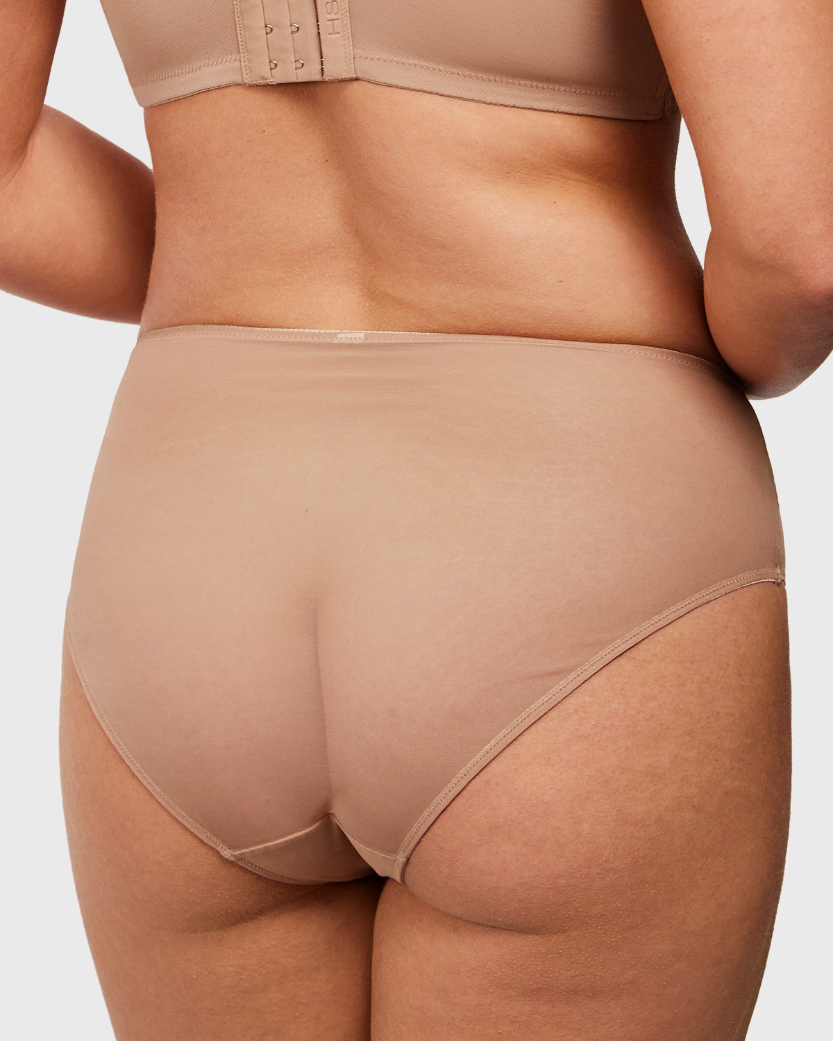 Pretty In Petals High-Rise Rosy Blush Lace Brief Underwear - HSIA