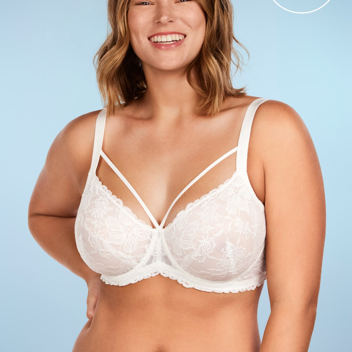 Pretty In Petals Strappy Lace Unlined Bra - HSIA