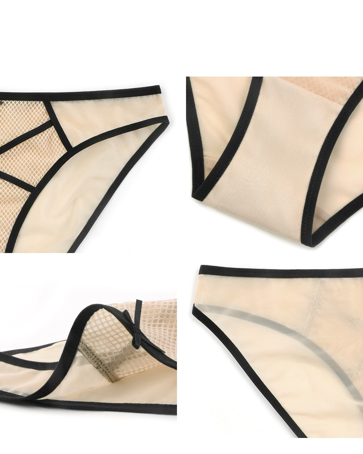Punk Chic Mesh Bikini Underwear - HSIA