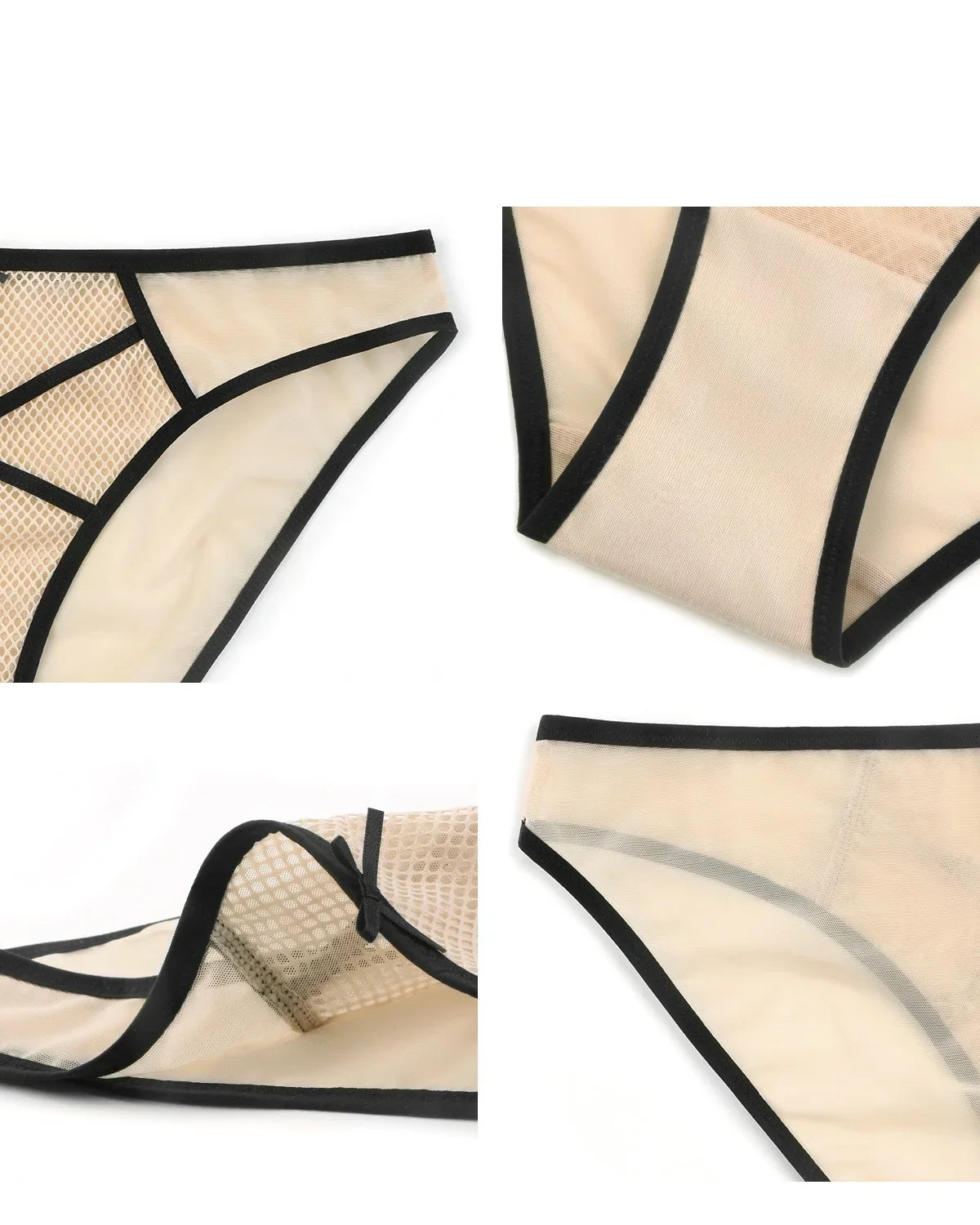 Punk Chic Mesh Bikini Underwear - HSIA