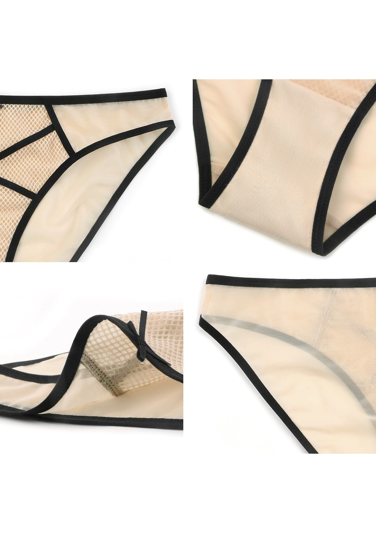 Punk Chic Mesh Bikini Underwear - HSIA