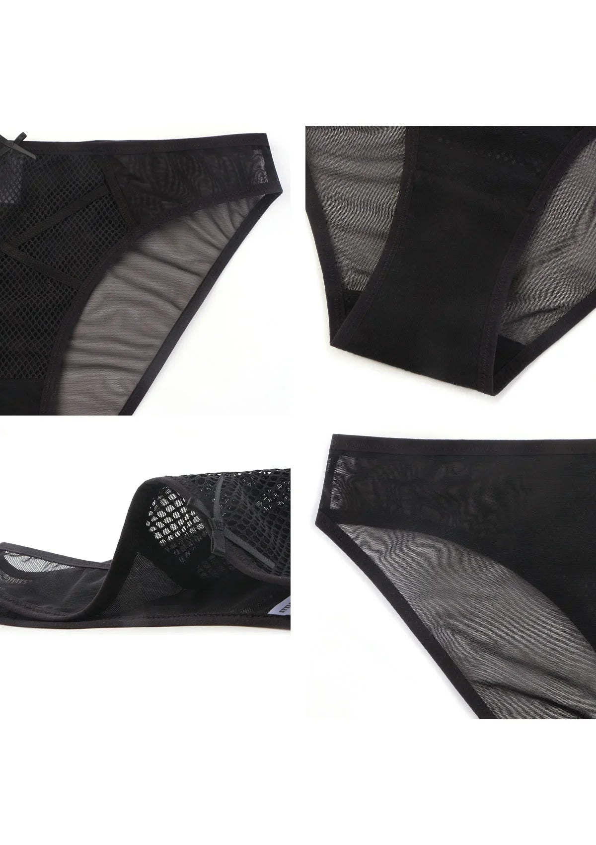 Punk Chic Mesh Bikini Underwear - HSIA