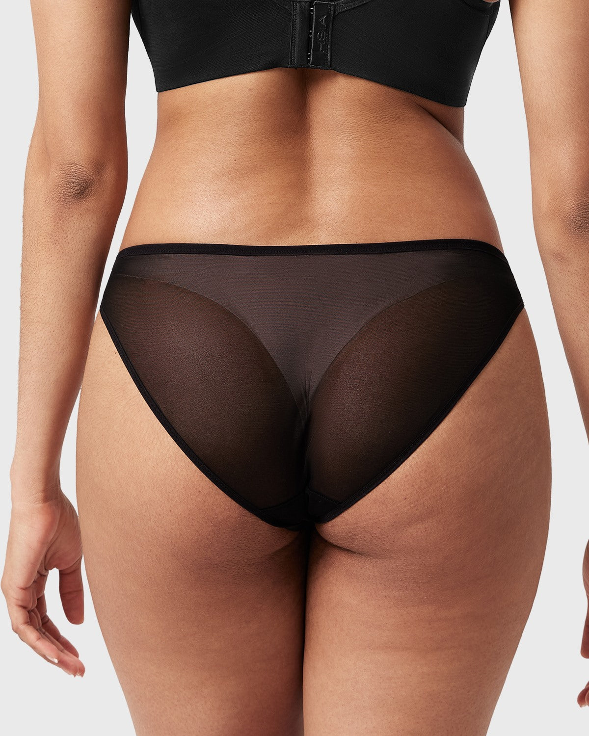Seraphina Smooth Sheer Mesh Bikini Underwear - HSIA