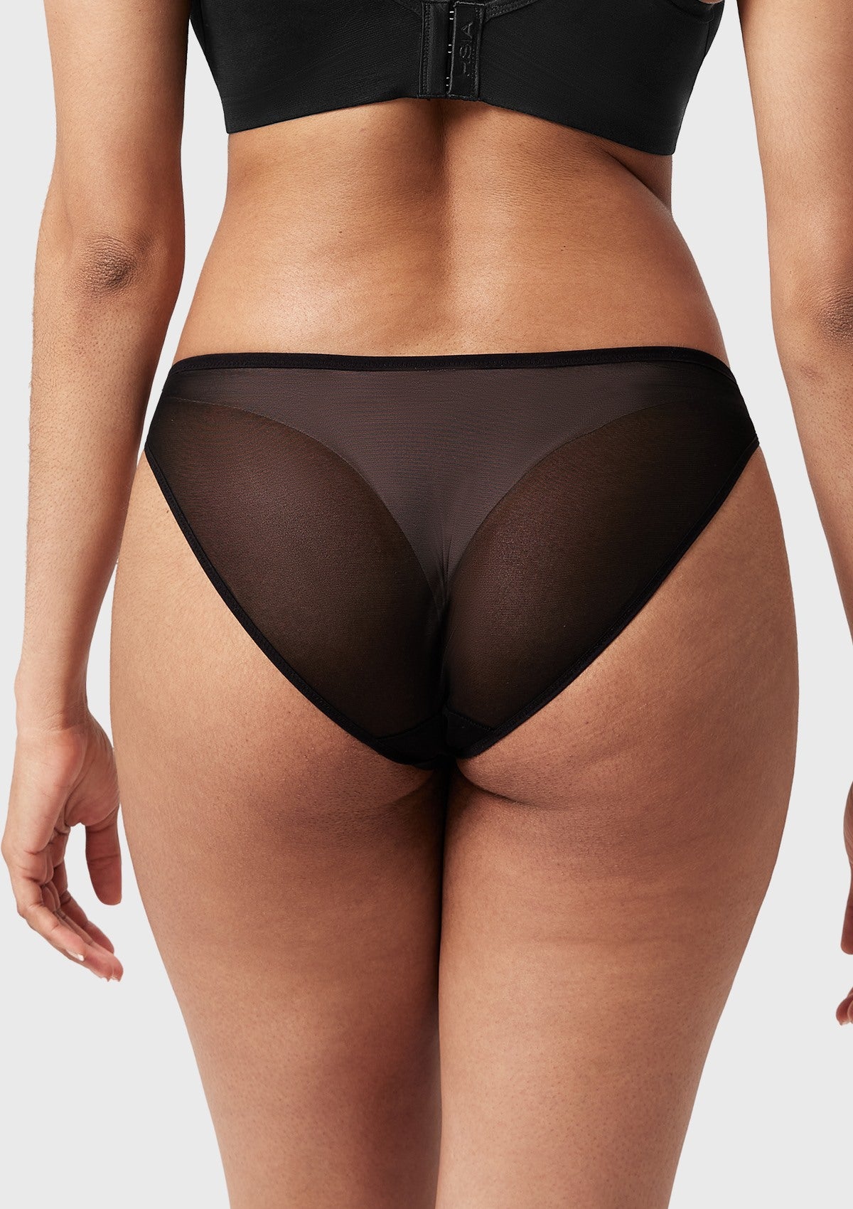 Seraphina Smooth Sheer Mesh Bikini Underwear - HSIA