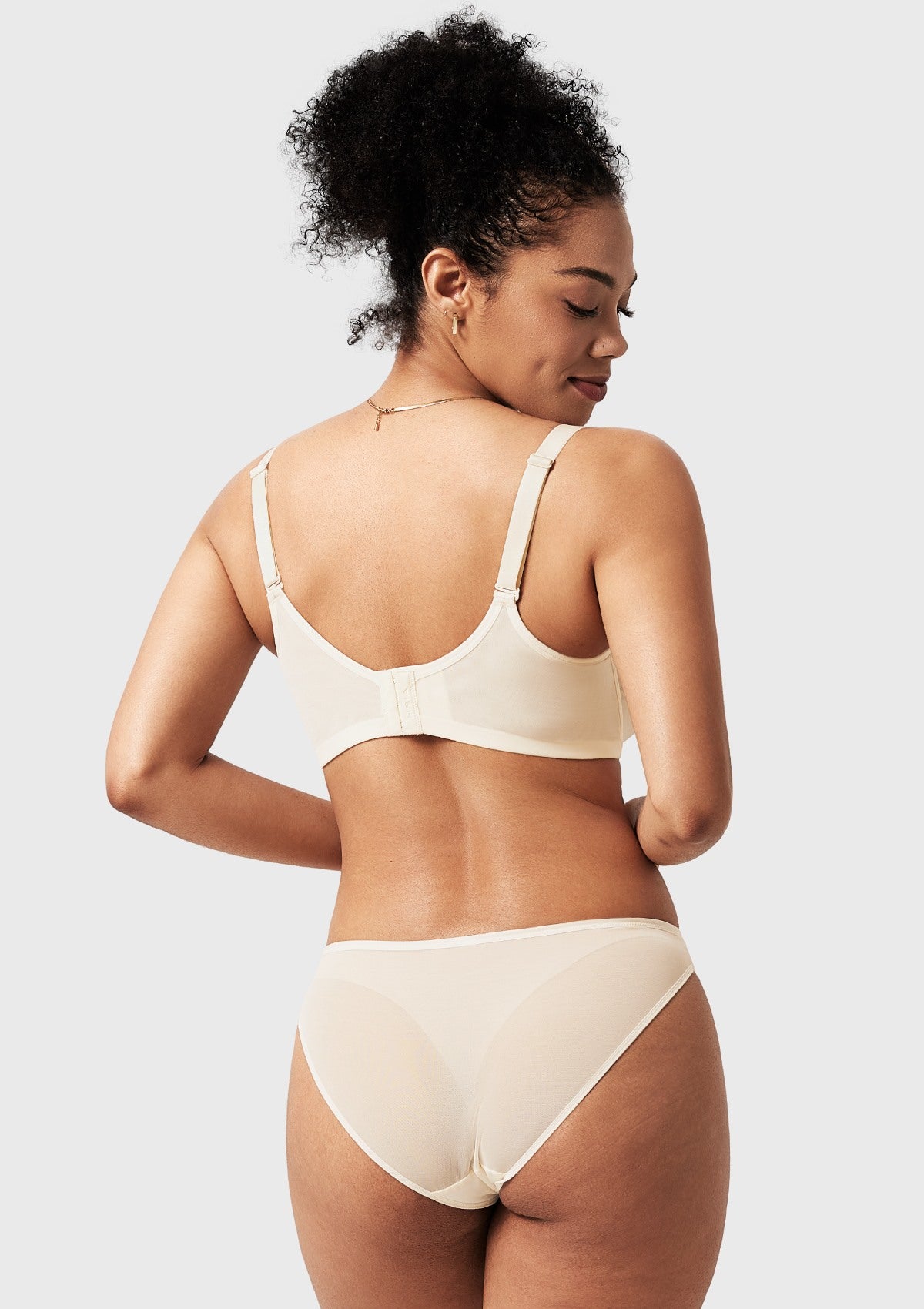 Seraphina Unlined Underwire Sheer Mesh Bra - HSIA