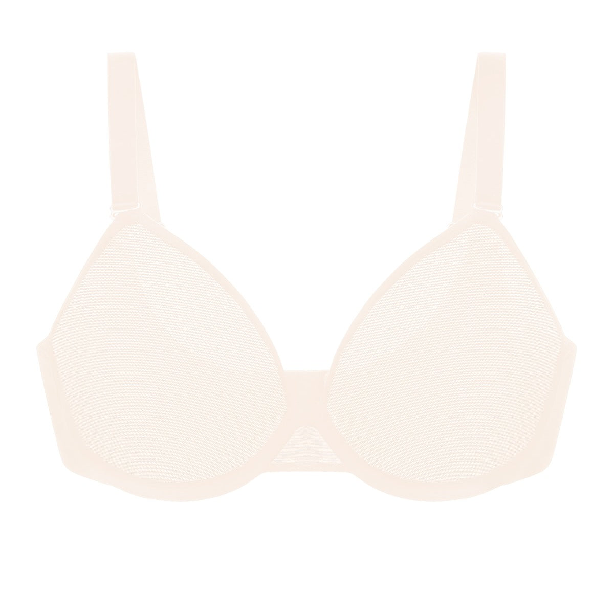 Seraphina Unlined Underwire Sheer Mesh Bra - HSIA