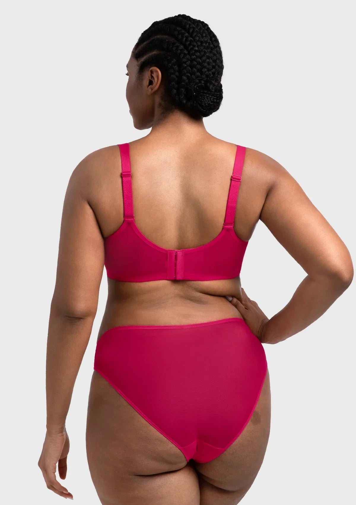 Seraphina Unlined Underwire Sheer Mesh Bra - HSIA