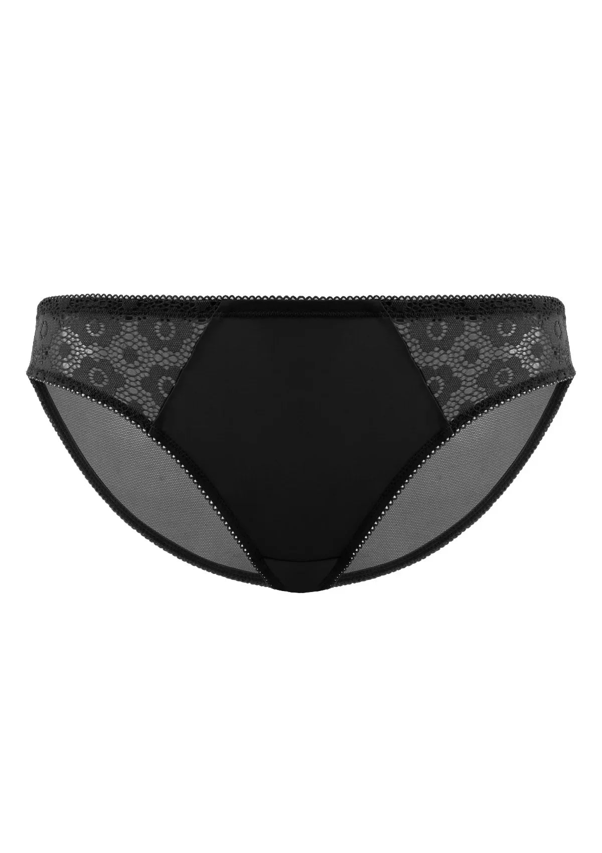 Serena Comfort Lace Trim Bikini Underwear - HSIA