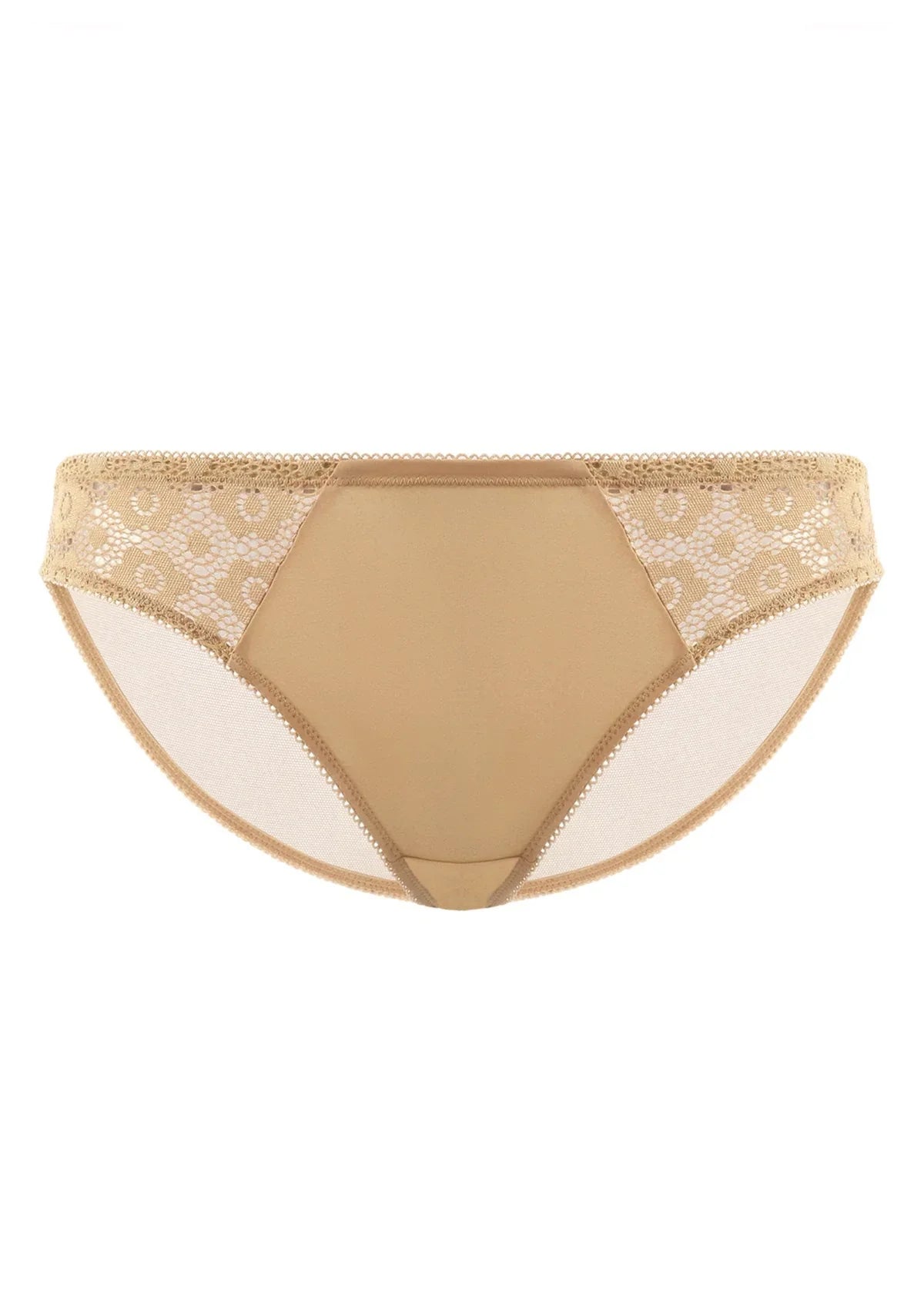 Serena Comfort Lace Trim Bikini Underwear - HSIA