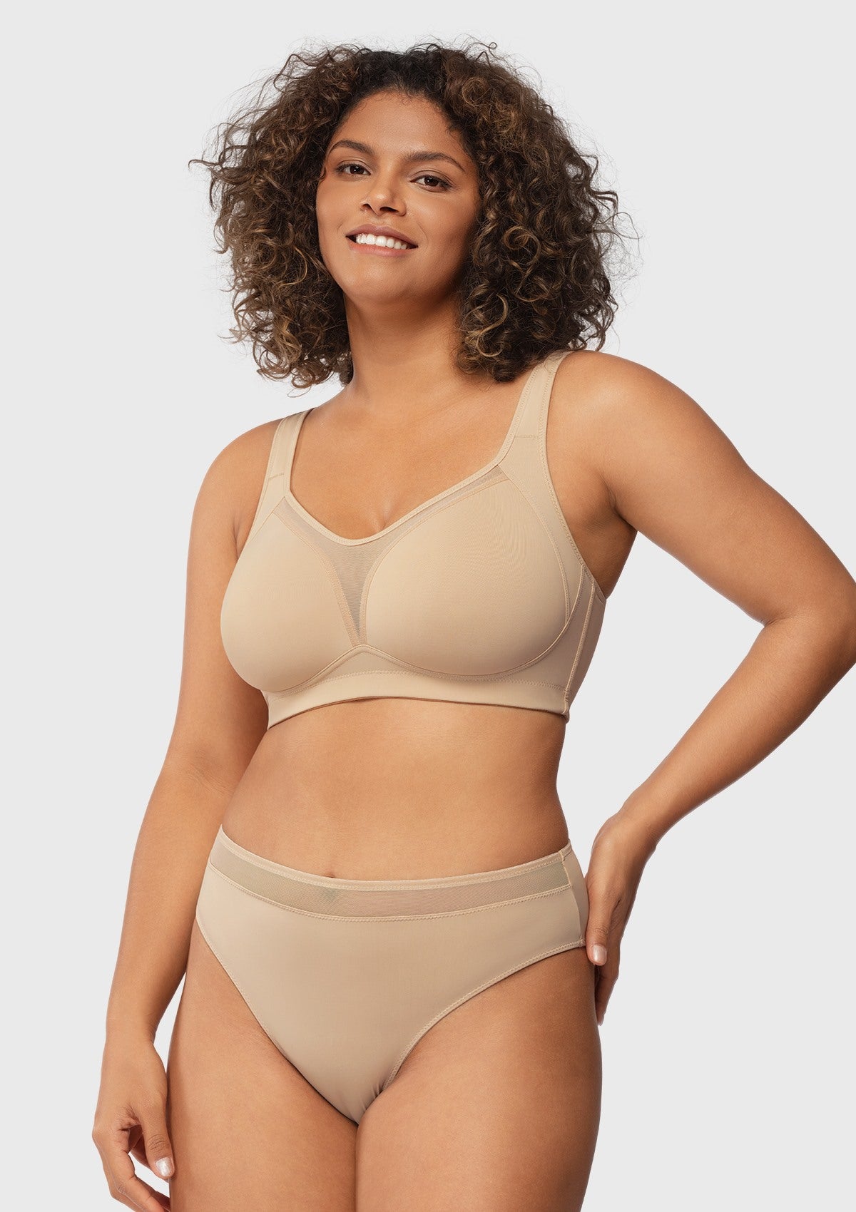 SoftSculpt Non-Padded Full Coverage Minimizer Wireless Bra - HSIA