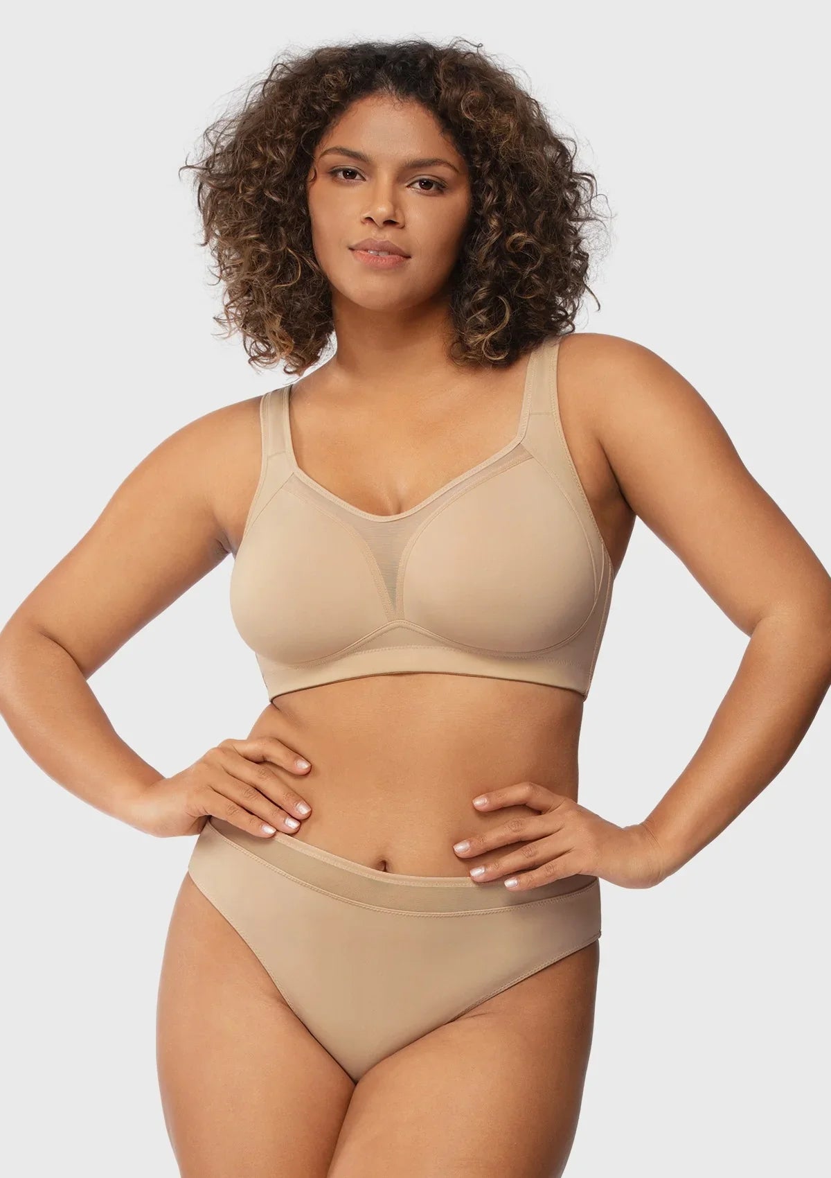 SoftSculpt Non-Padded Full Coverage Minimizer Wireless Bra - HSIA
