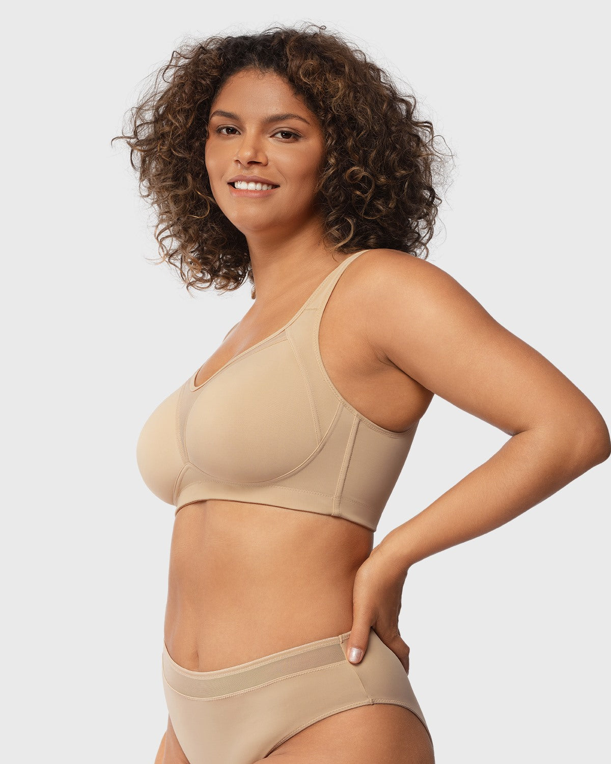 SoftSculpt Non-Padded Full Coverage Minimizer Wireless Bra - HSIA