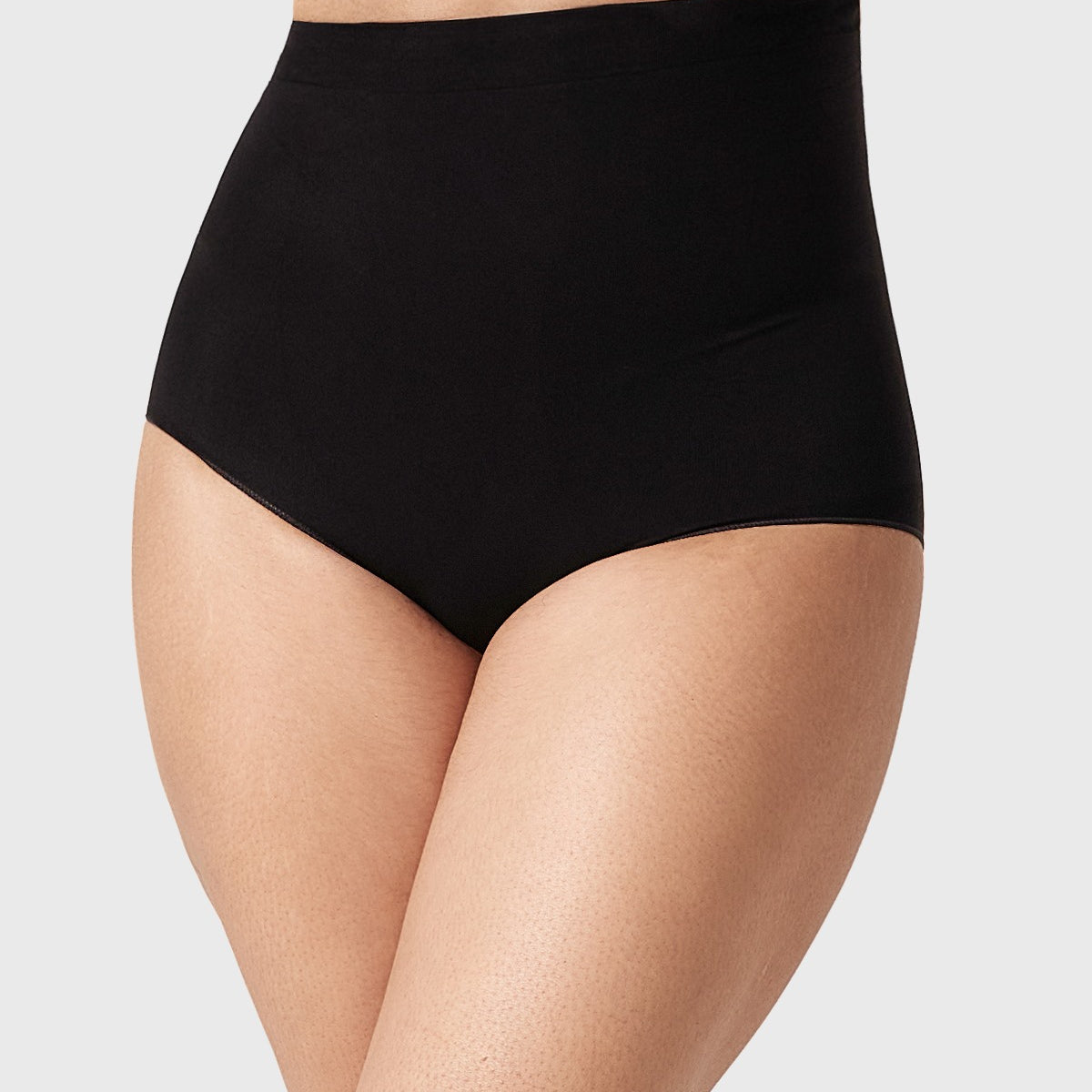 Songful Anti-Slip Tummy Control High-Waist Soft Stretch Breathable Brief Shapewear - HSIA