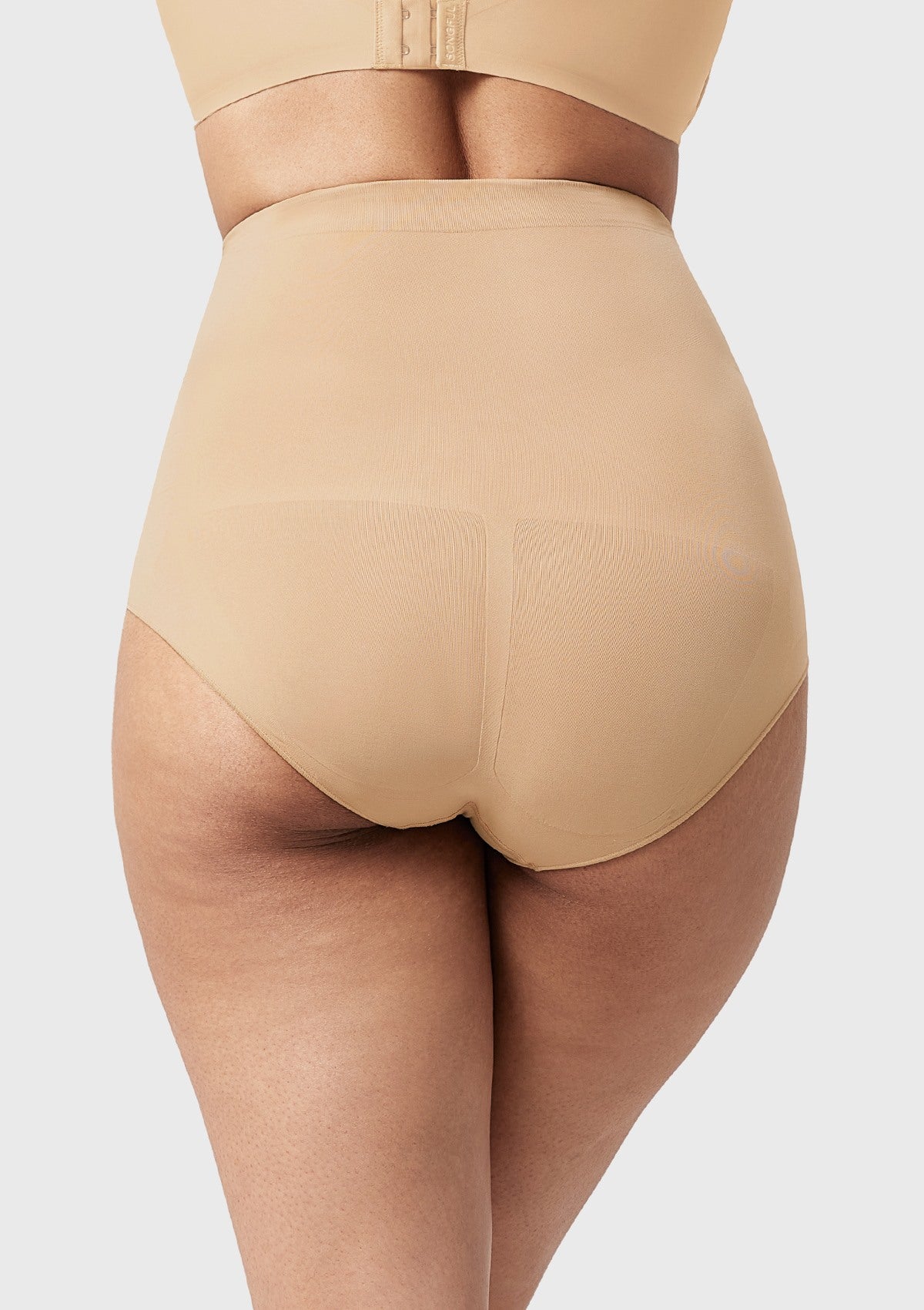 Songful Anti-Slip Tummy Control High-Waist Soft Stretch Breathable Brief Shapewear - HSIA