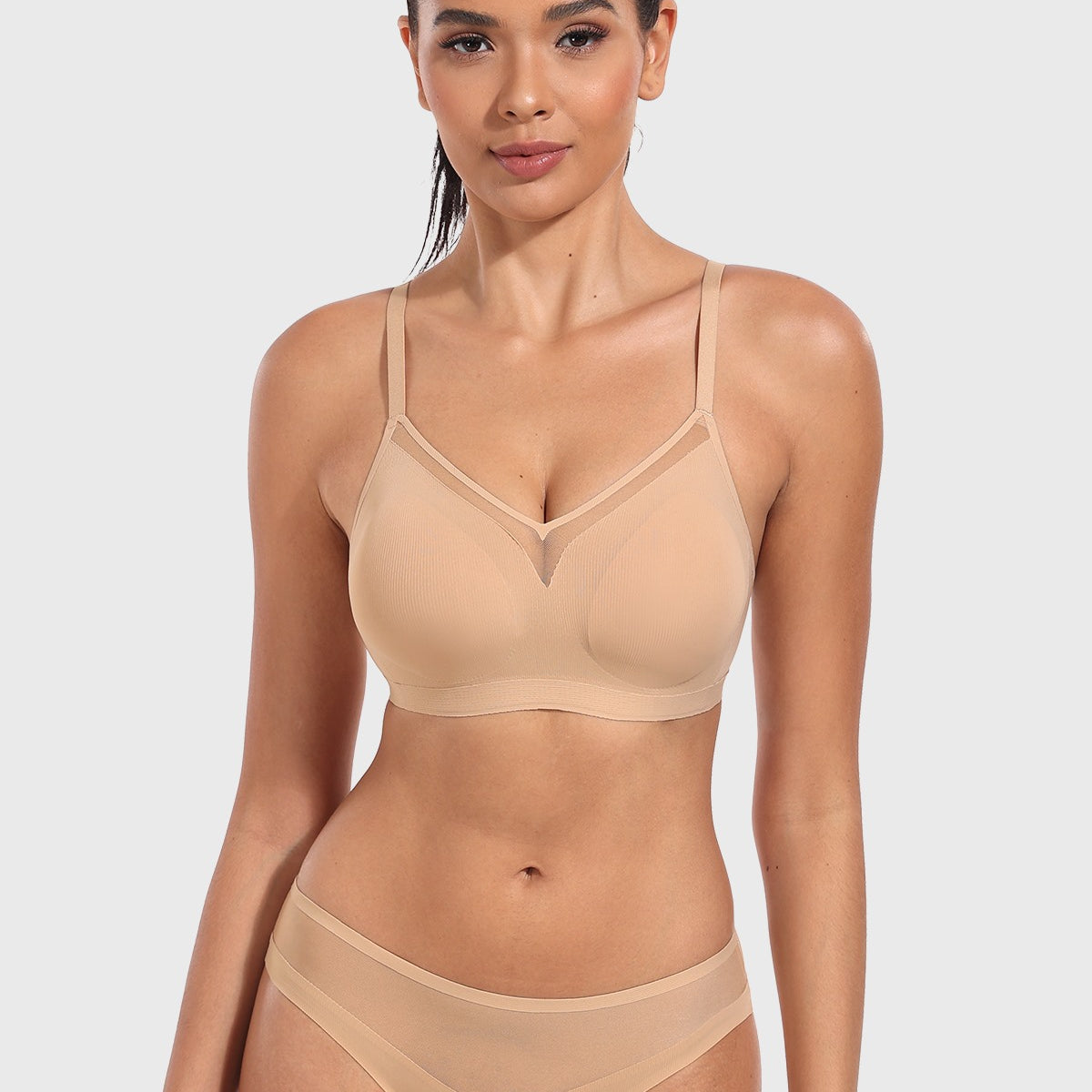 Songful CloudSoft Seamless Wireless Full Coverage Everyday Comfort Cooling T-shirt Bra - HSIA