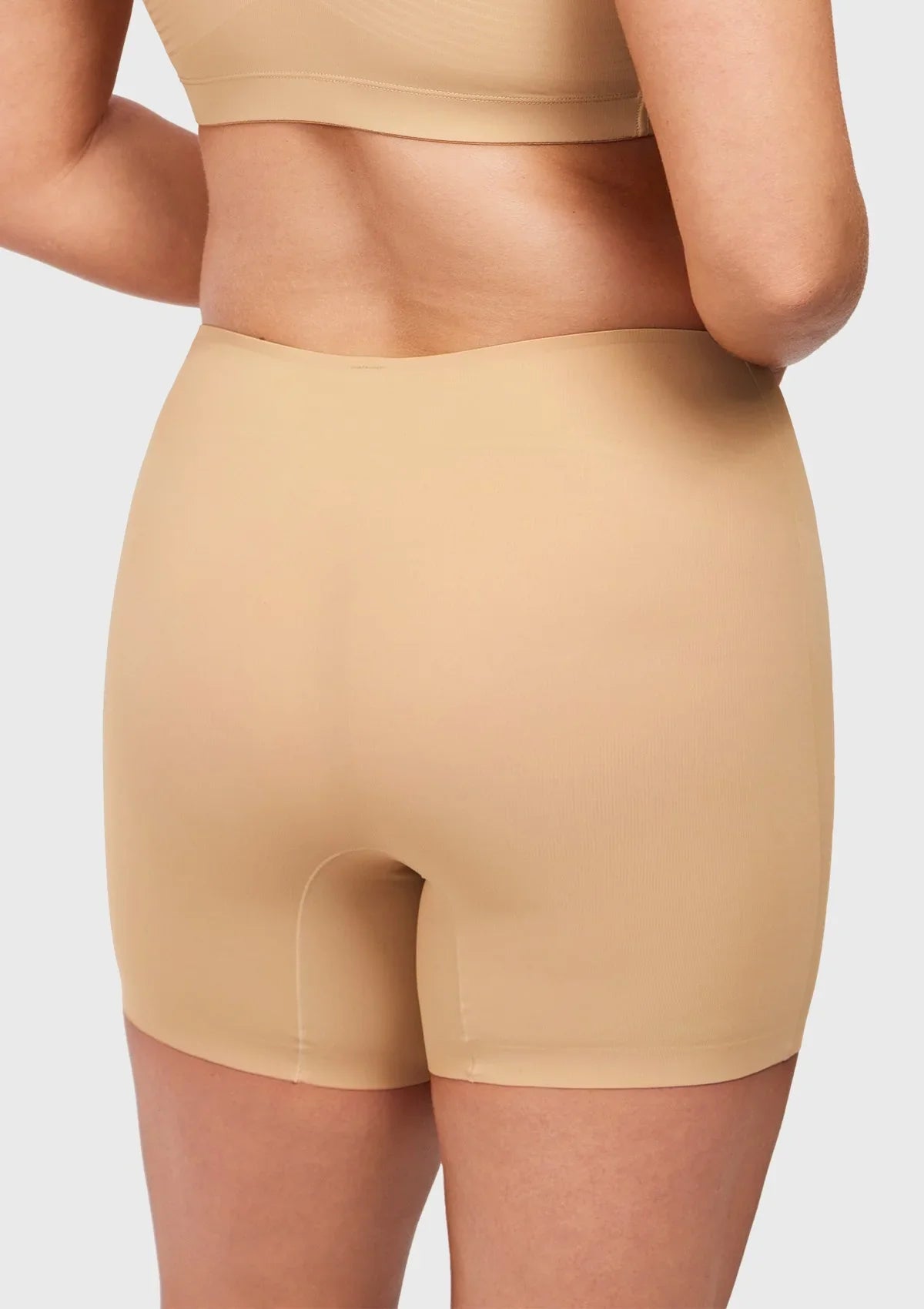 Songful High-Waist Seamless Tummy Control High Compression Shapewear Short - HSIA
