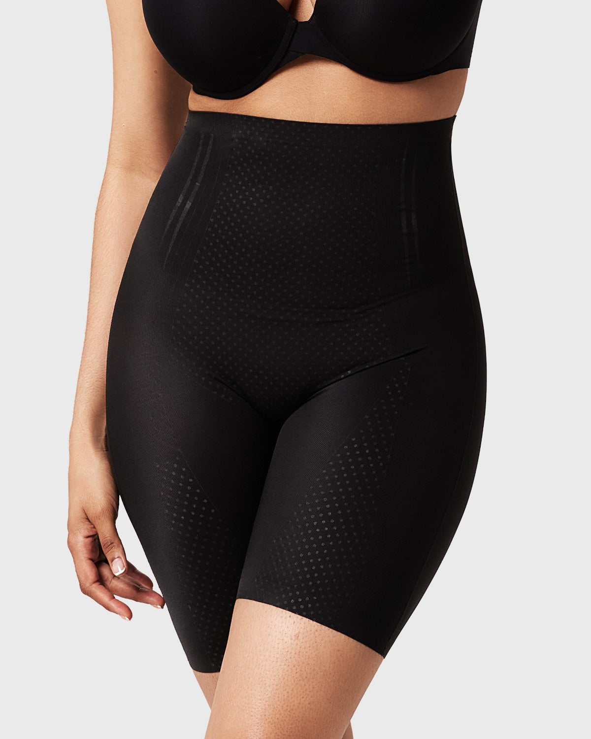Songful High-Waist Thigh Slimmer Shapewear Tummy Control Body Shaper Short - HSIA