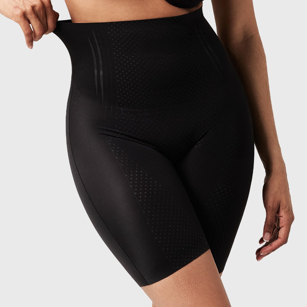Songful High-Waist Thigh Slimmer Shapewear Tummy Control Body Shaper Short - HSIA