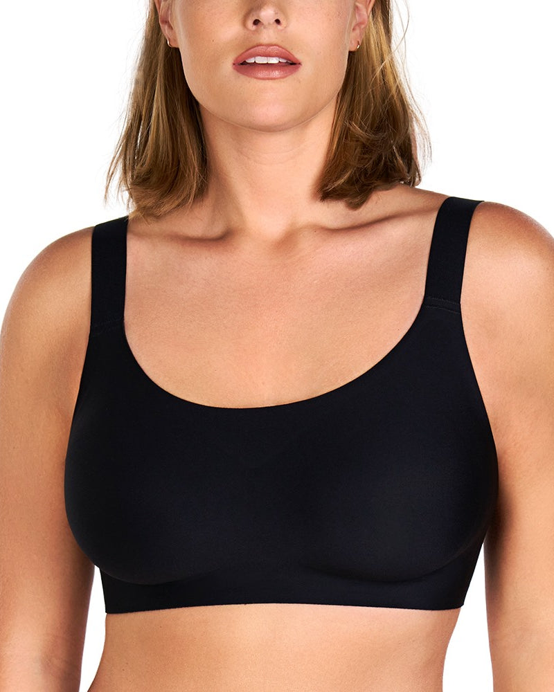 Songful Smooth Fit U-Neck Plus Size Wireless All-Day Comfort Full Coverage T-shirt Bra - HSIA