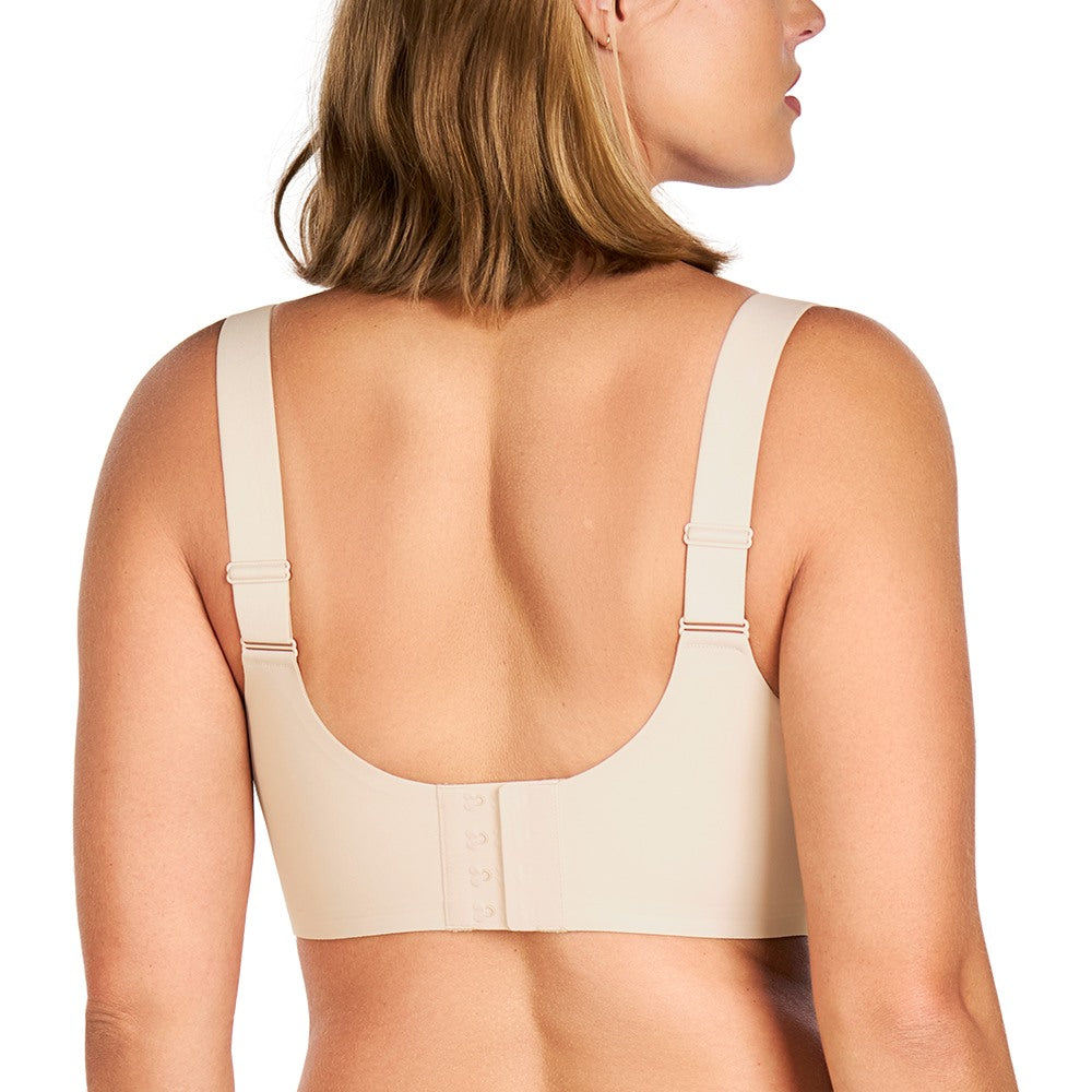 Songful Smooth Fit U-Neck Plus Size Wireless All-Day Comfort Full Coverage T-shirt Bra - HSIA