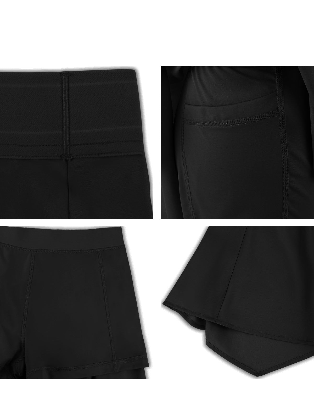 Speed Race High-Rise Sports Tennis Skirt - HSIA