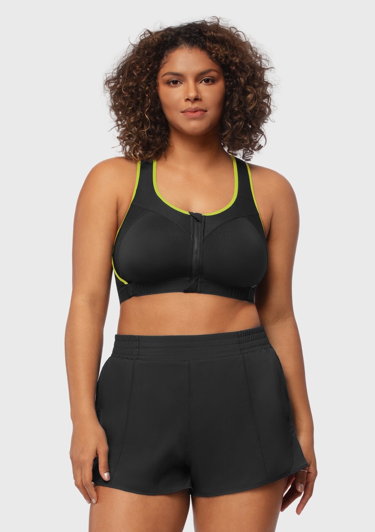 Speed Race High Impact Adjustable Racerback Sports Bra - HSIA