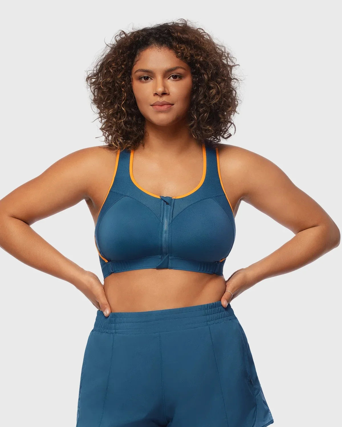 Speed Race High Impact Adjustable Racerback Sports Bra - HSIA